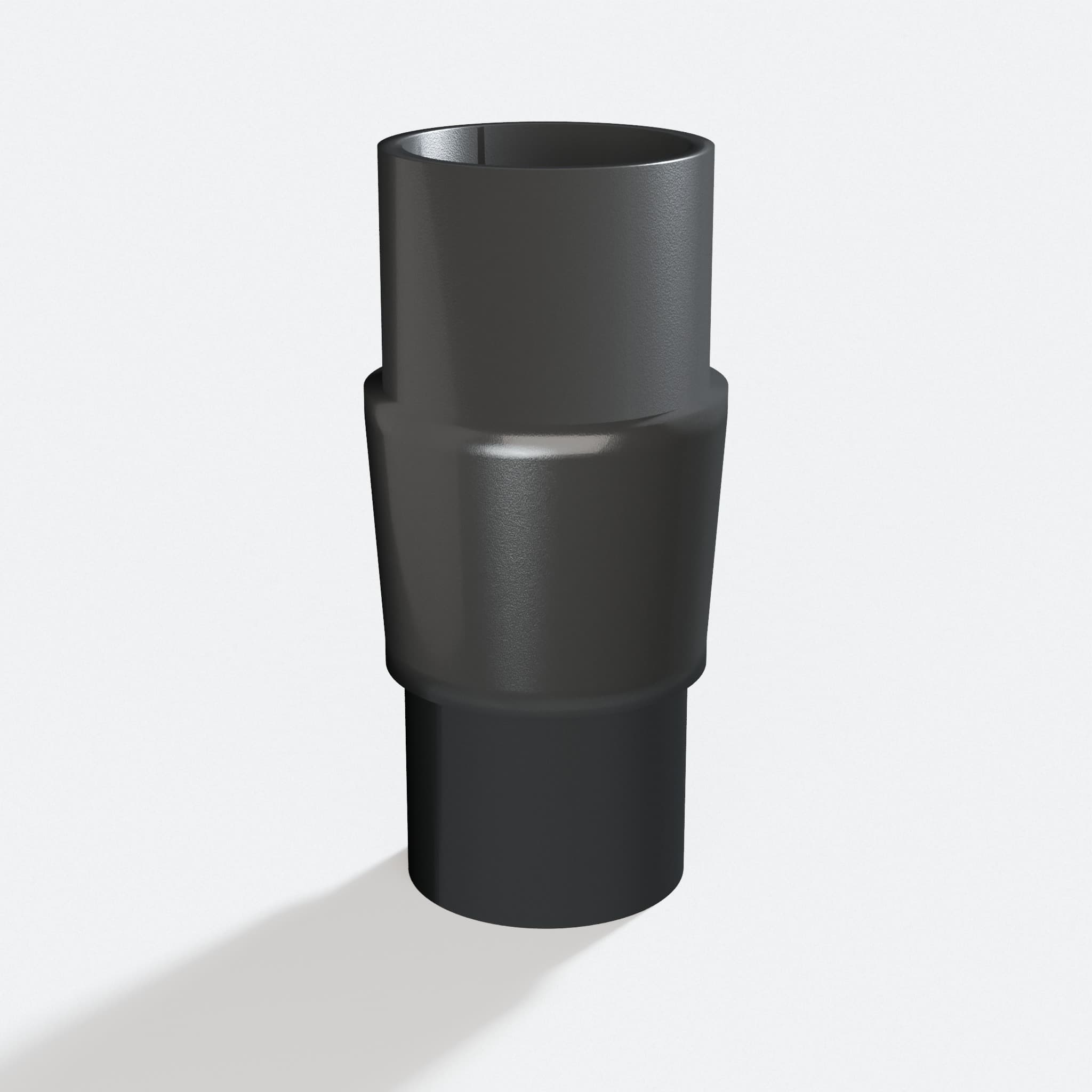 Adapter sized 35 mm to 31.75 mm for 2723-20, rotated angle showing both stubs