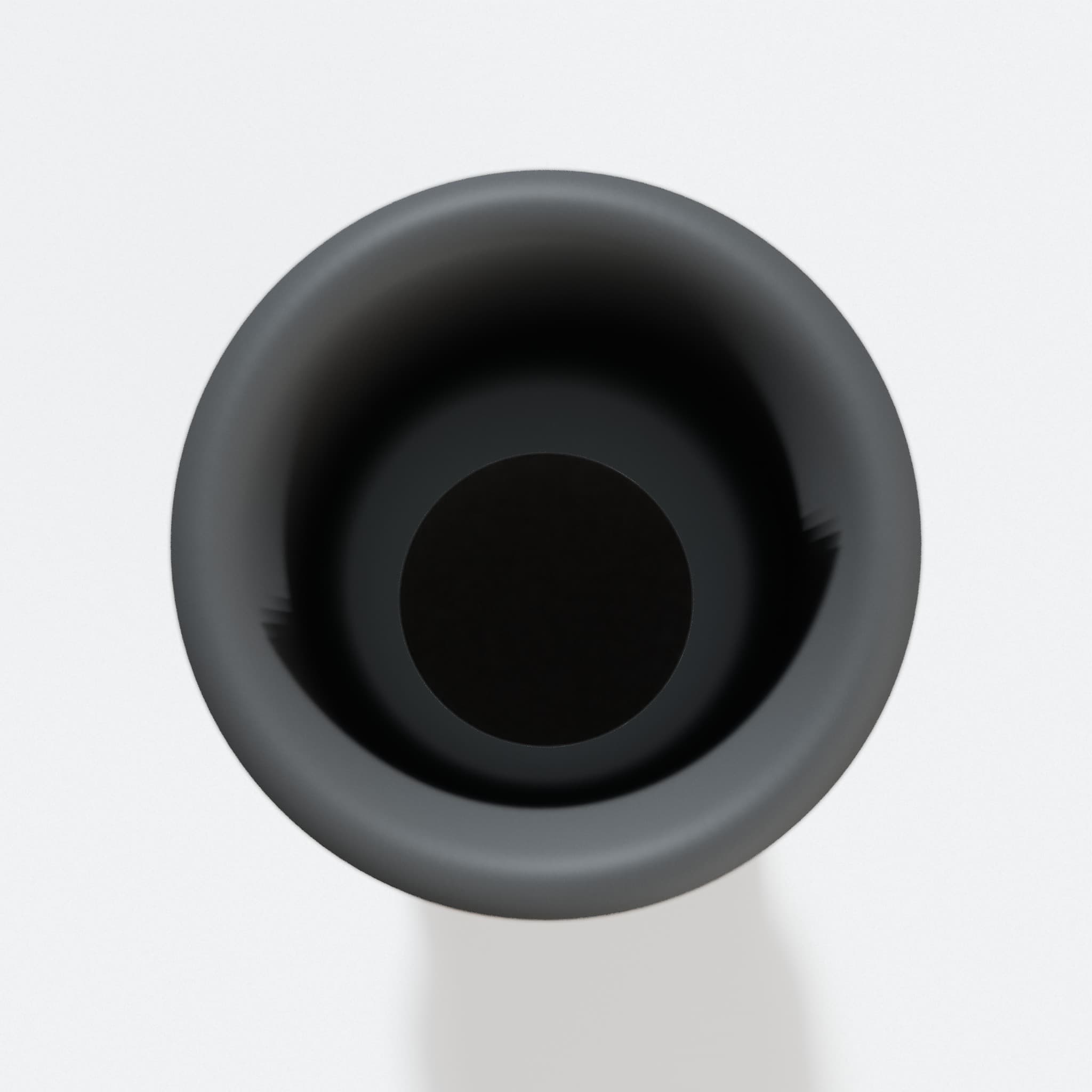 Top view into the 27 mm opening of the Origin adapter