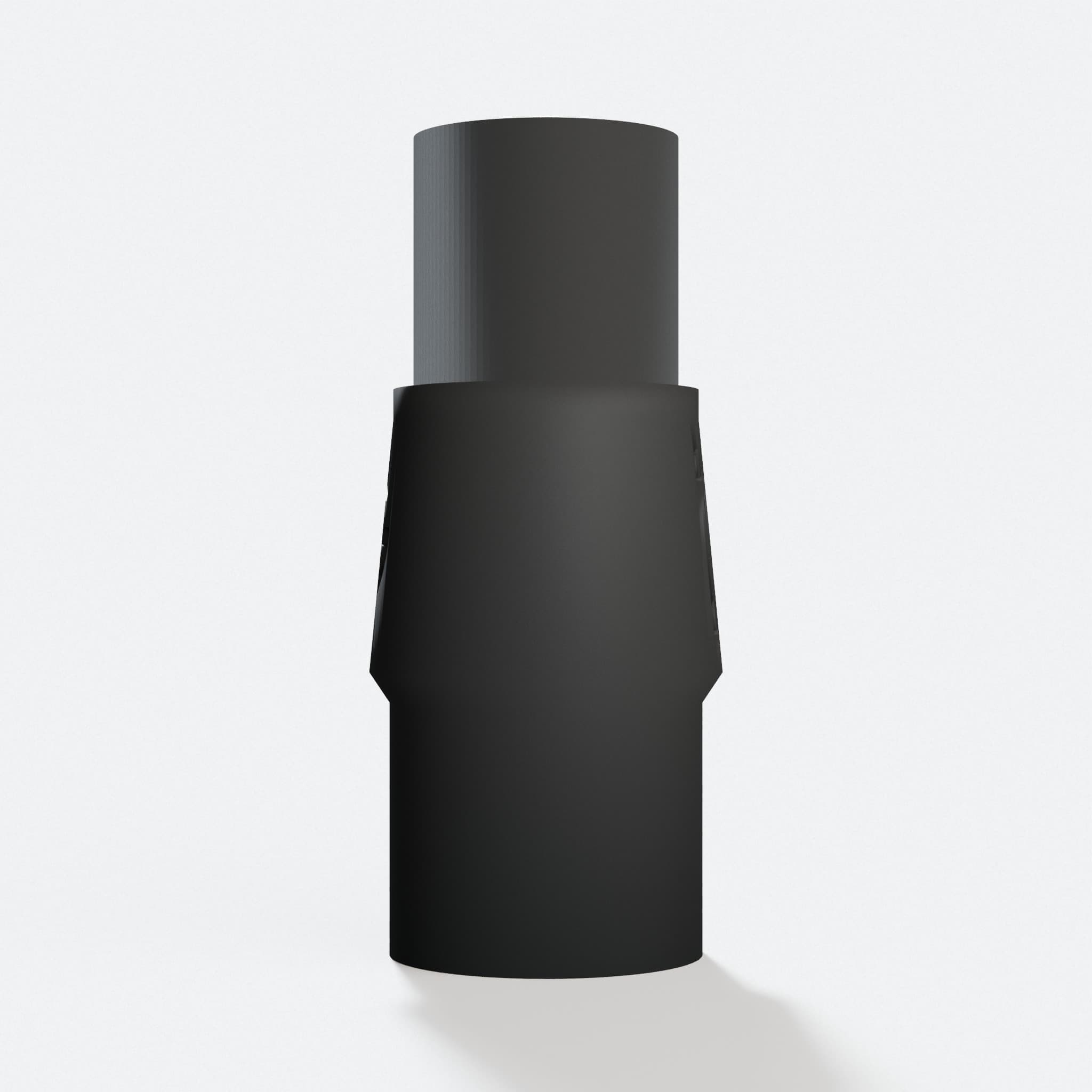 Front view of the Origin to 1.25" Duct adapter
