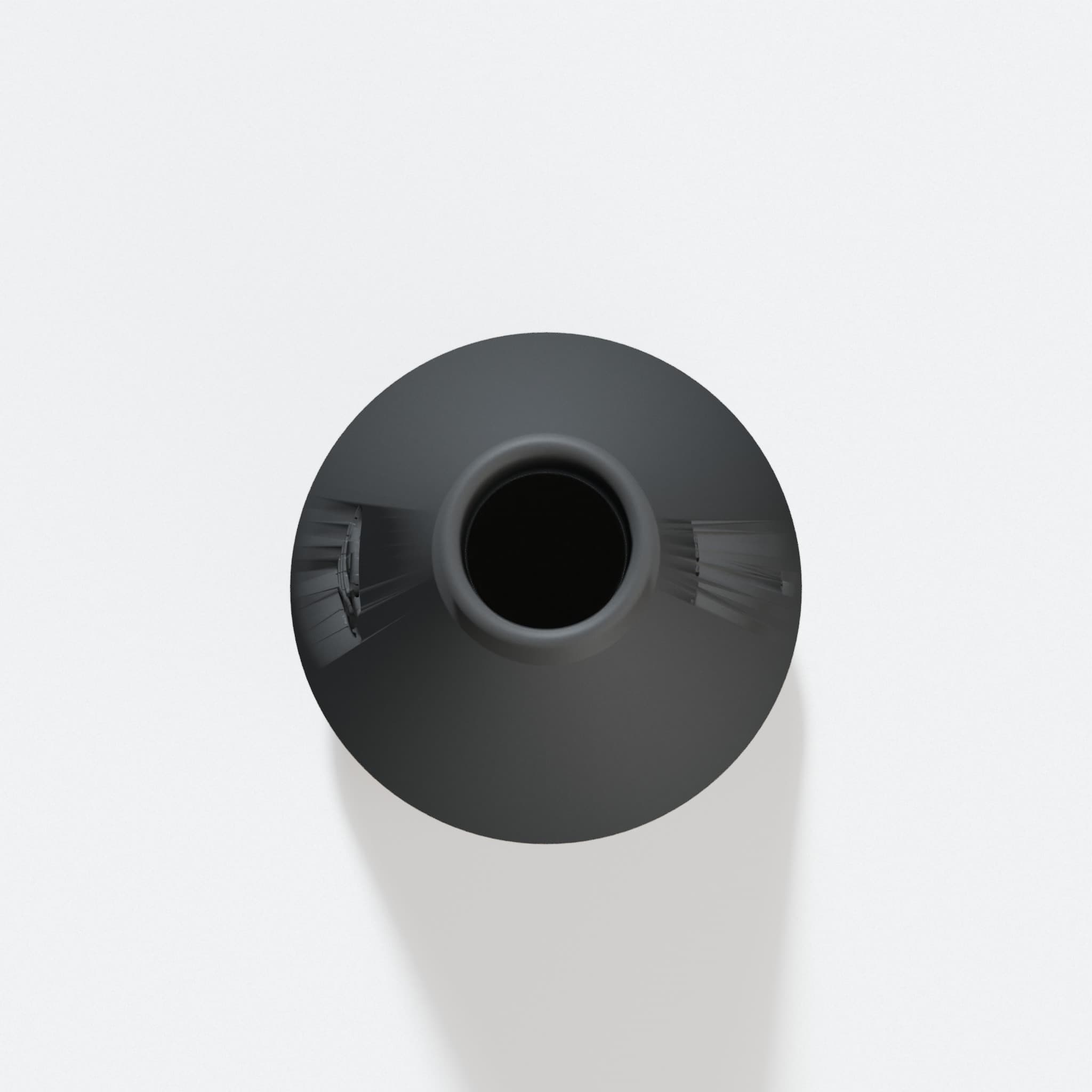 Top view into the 101.6 mm opening of the 571830 adapter