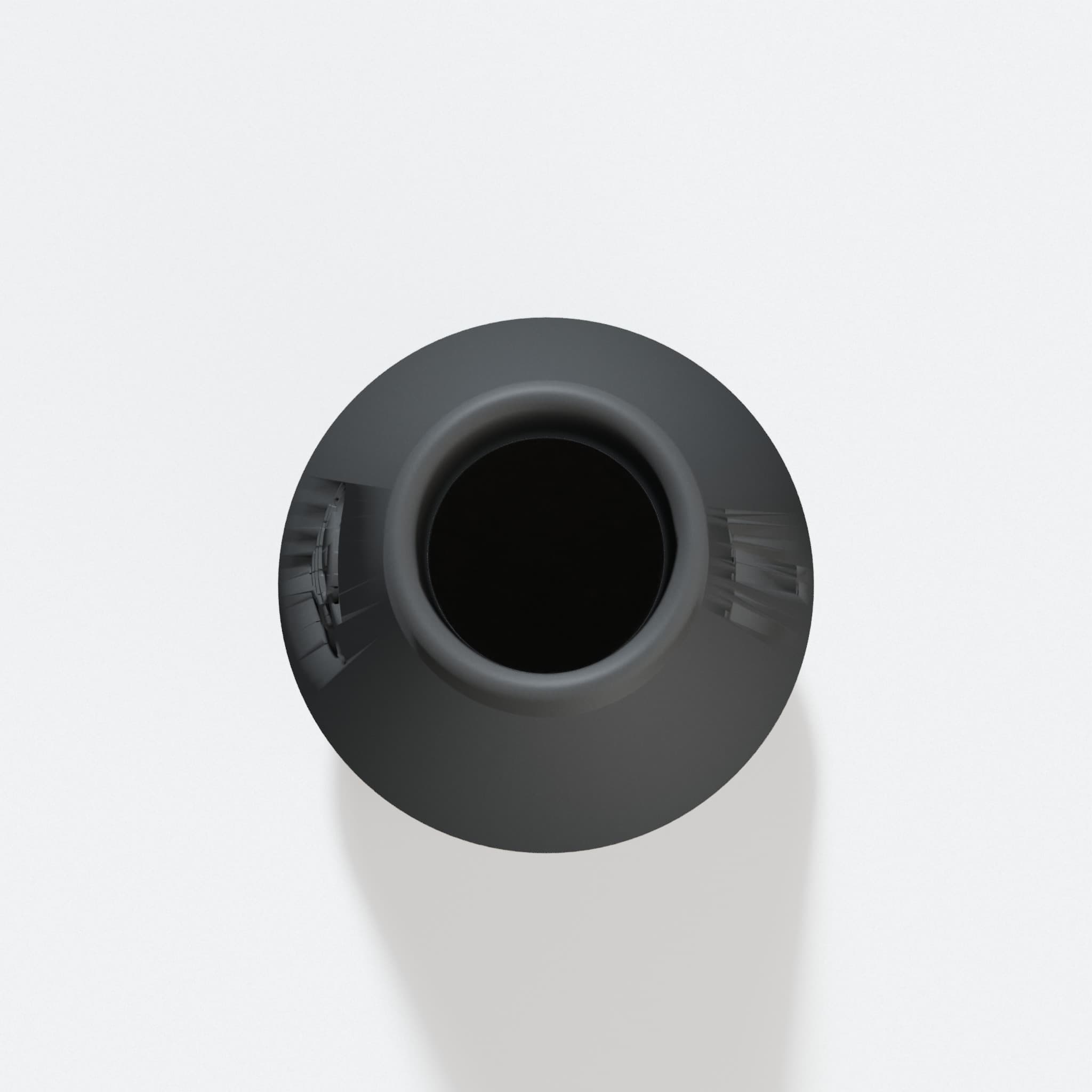 Top view into the 76.2 mm opening of the 2723-20 adapter