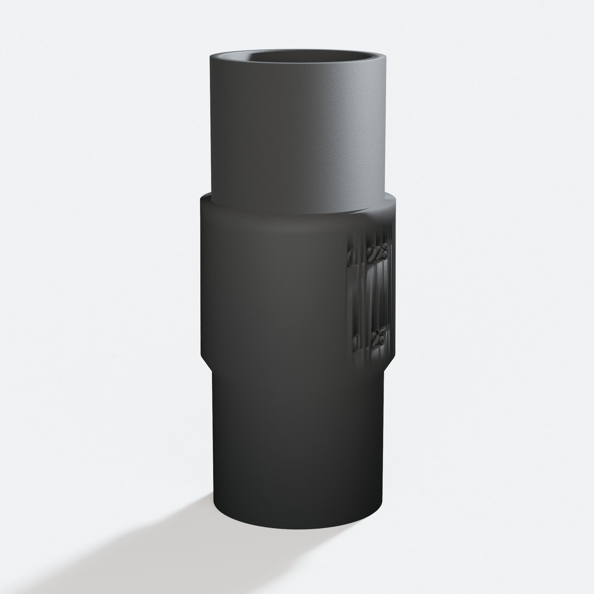Close view of the corner of the adapter for the DCW600B