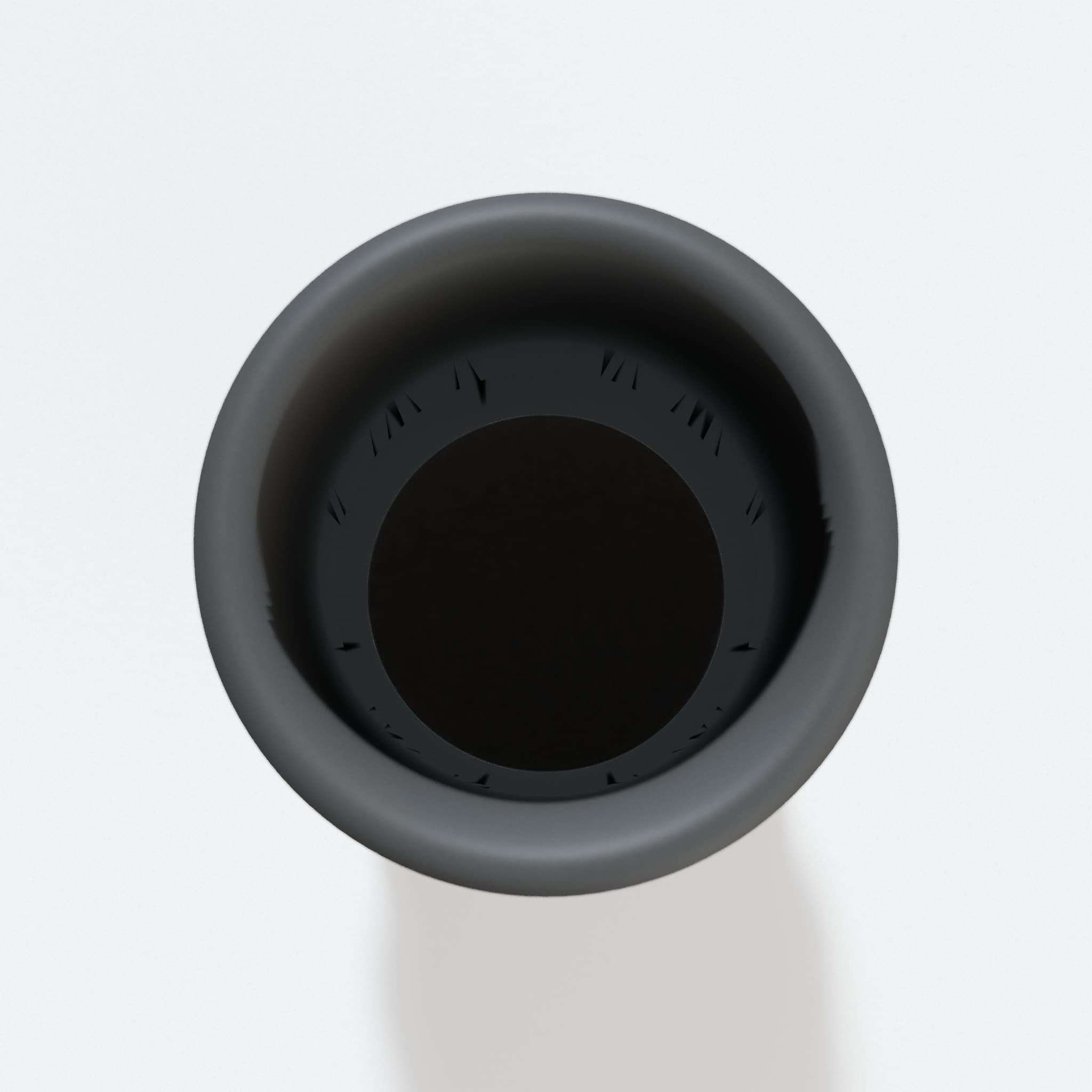 Top view into the 35 mm opening of the RP2303FC adapter