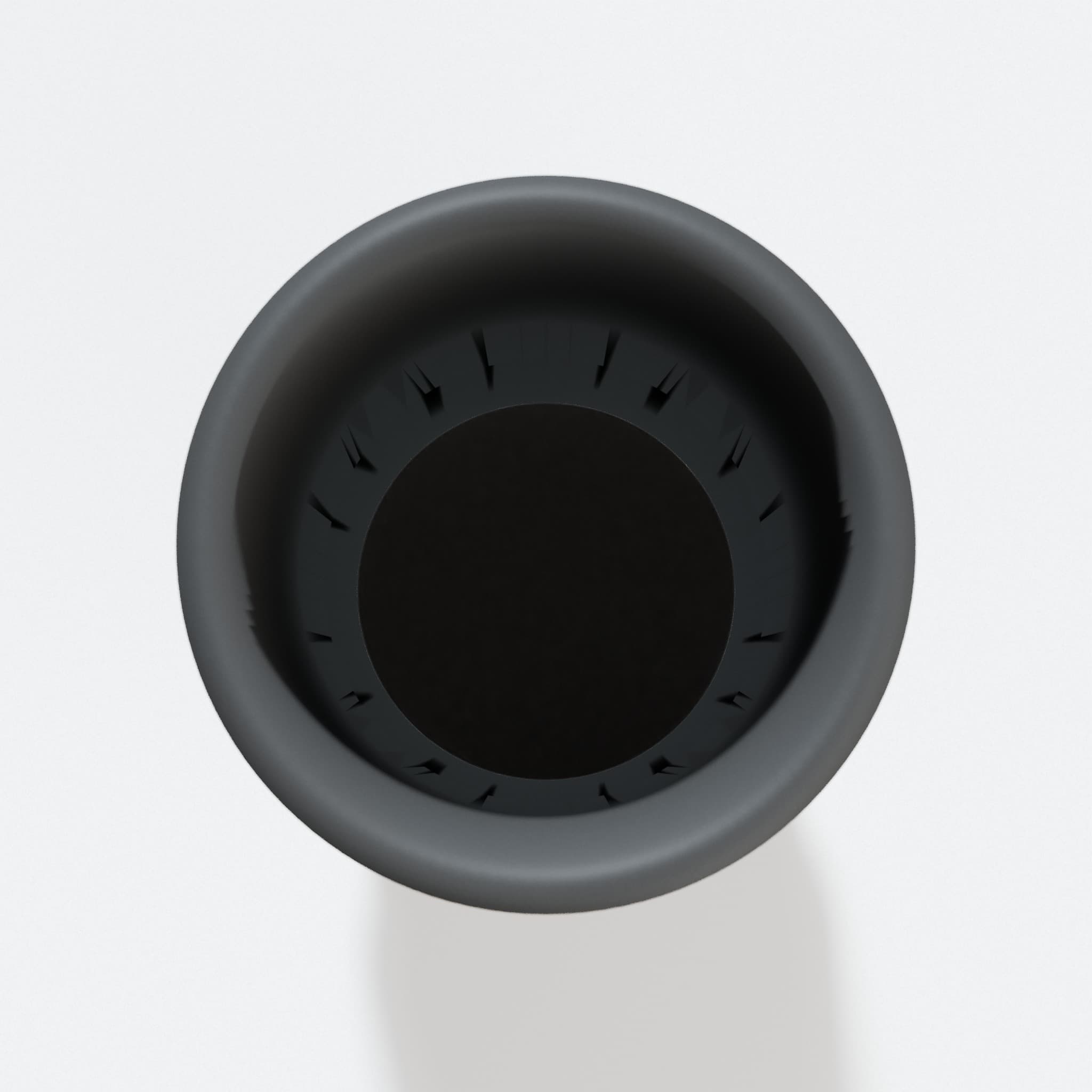 Top view into the 36 mm opening of the TSS102L adapter