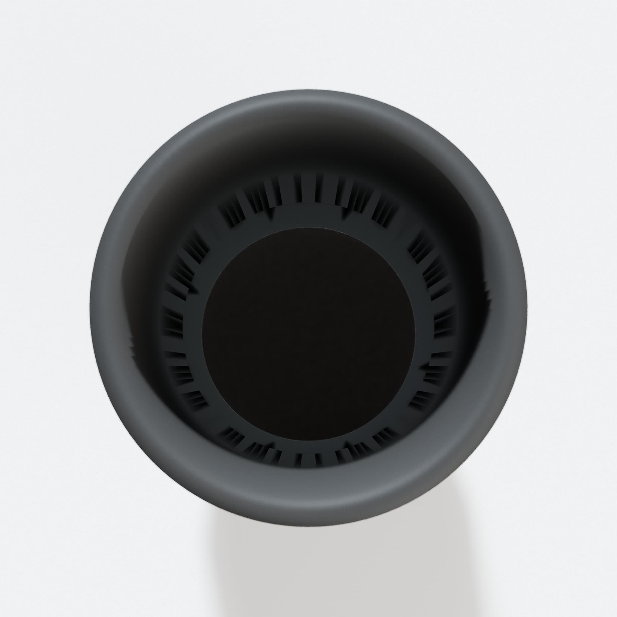 Top view into the 38.1 mm opening of the TSS102L adapter