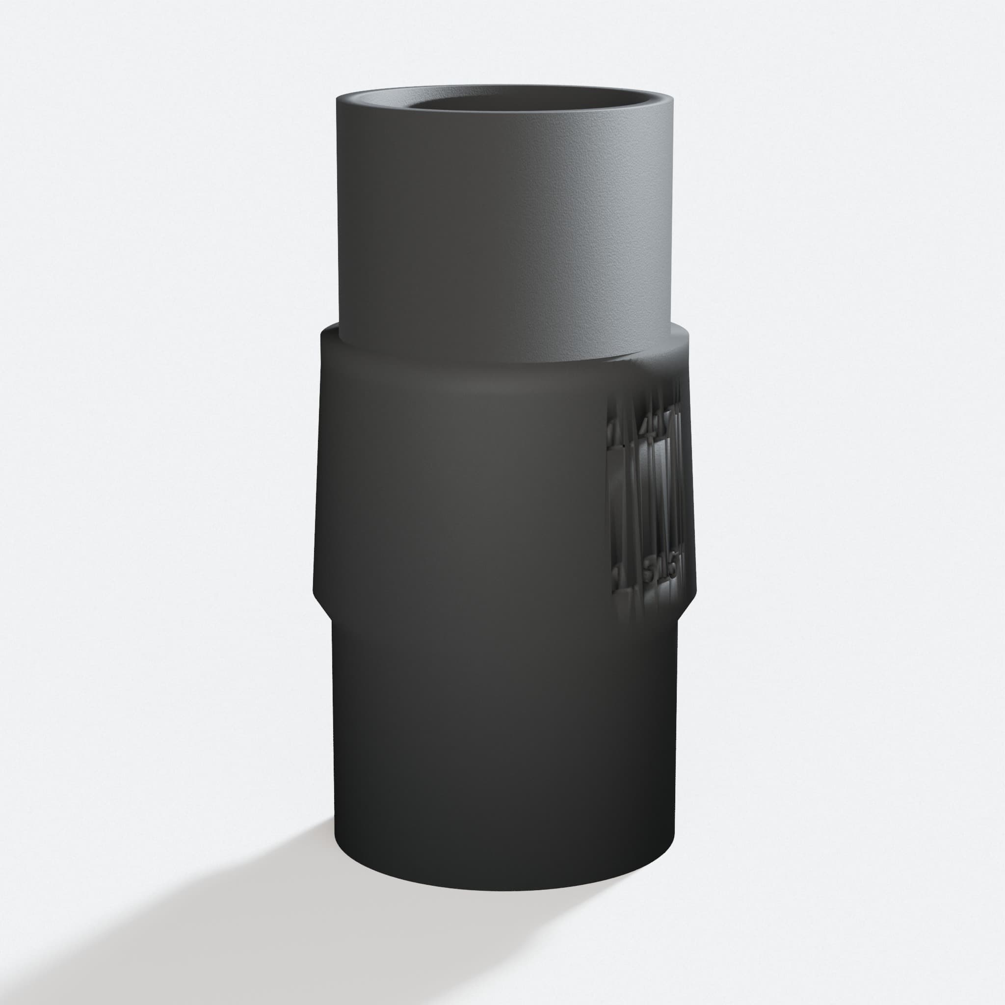 Close view of the corner of the adapter for the R8606B