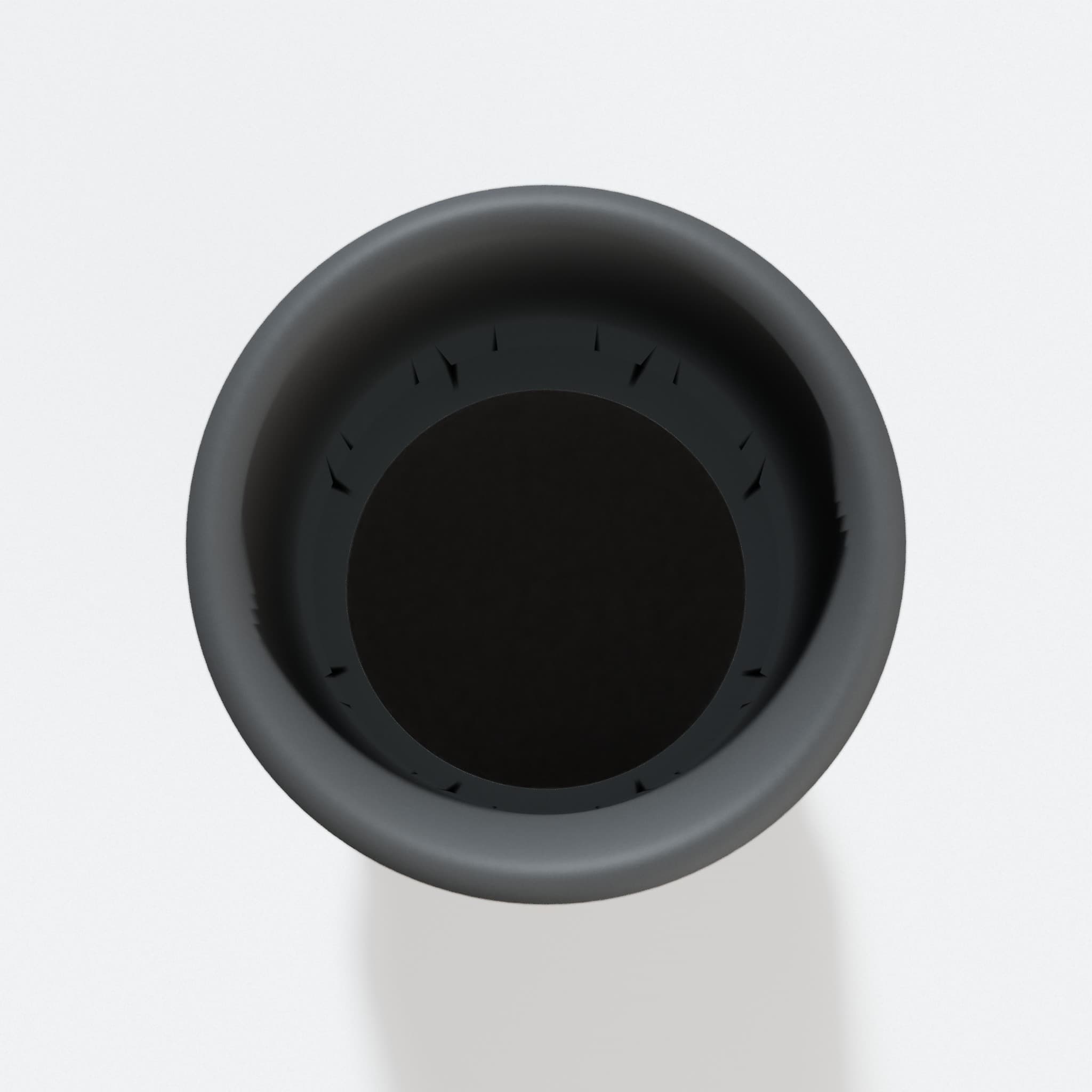 Top view into the 38.1 mm opening of the KGS 216 M adapter