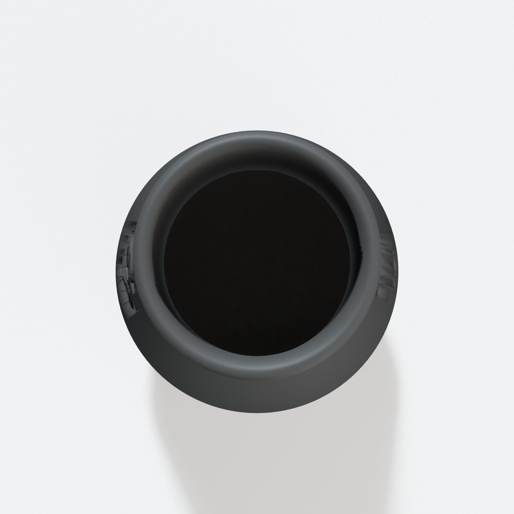 Top view into the 63.5 mm opening of the KGS 216 M adapter