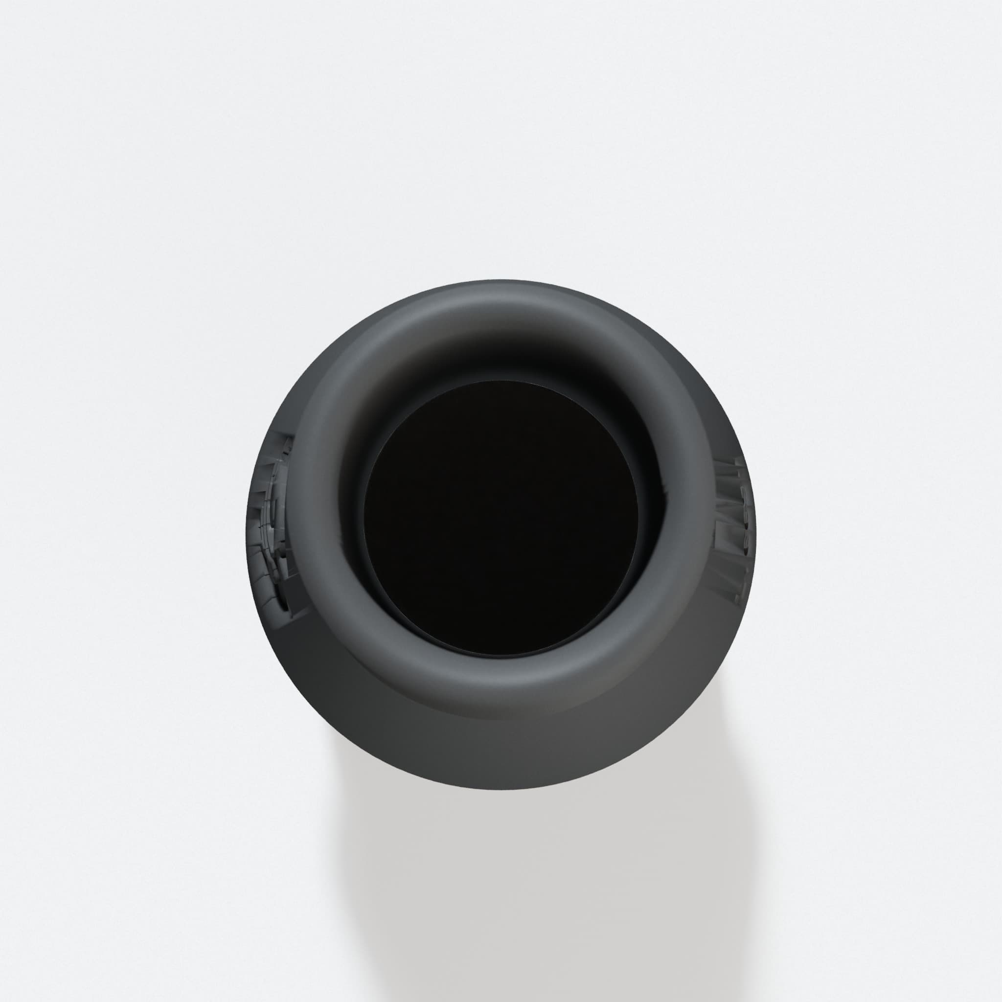 Top view into the 25.4 mm opening of the DWE6423K adapter