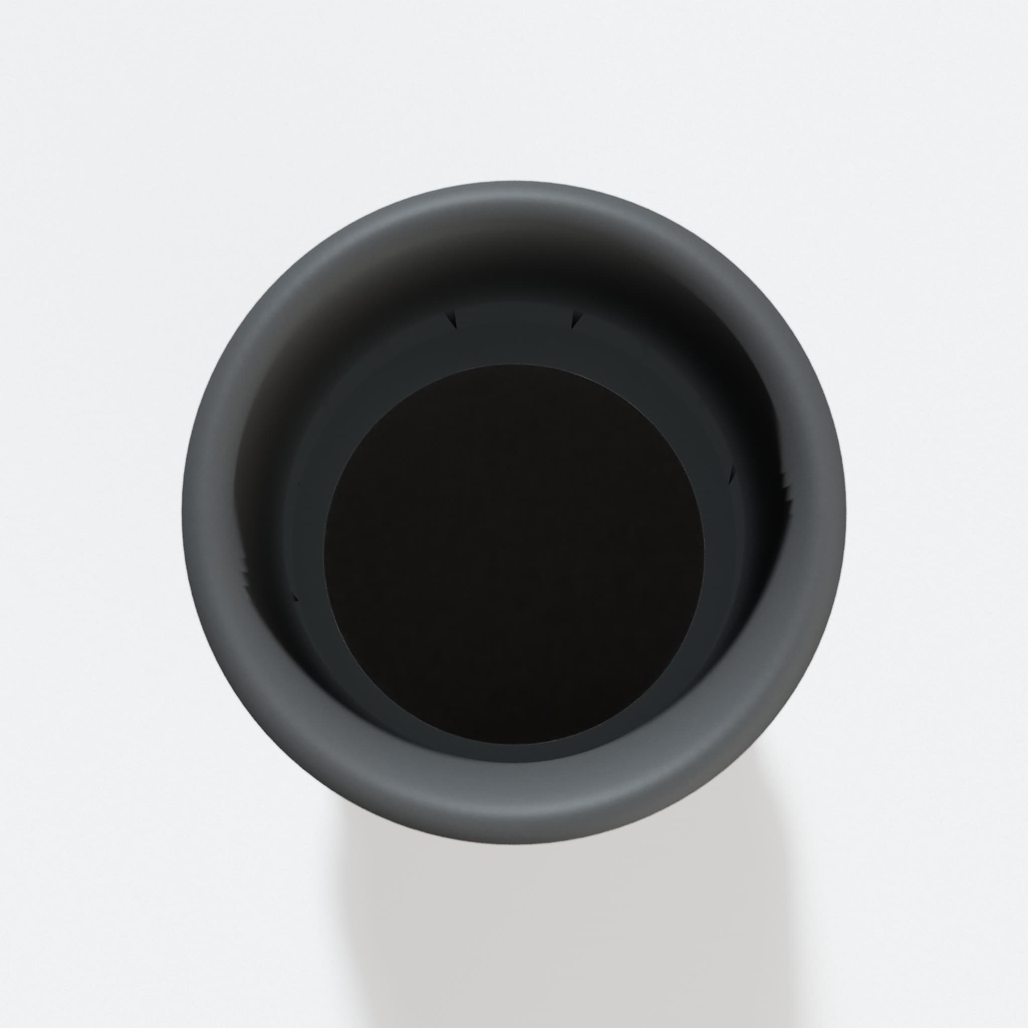 Top view into the 38.1 mm opening of the DWE6423K adapter