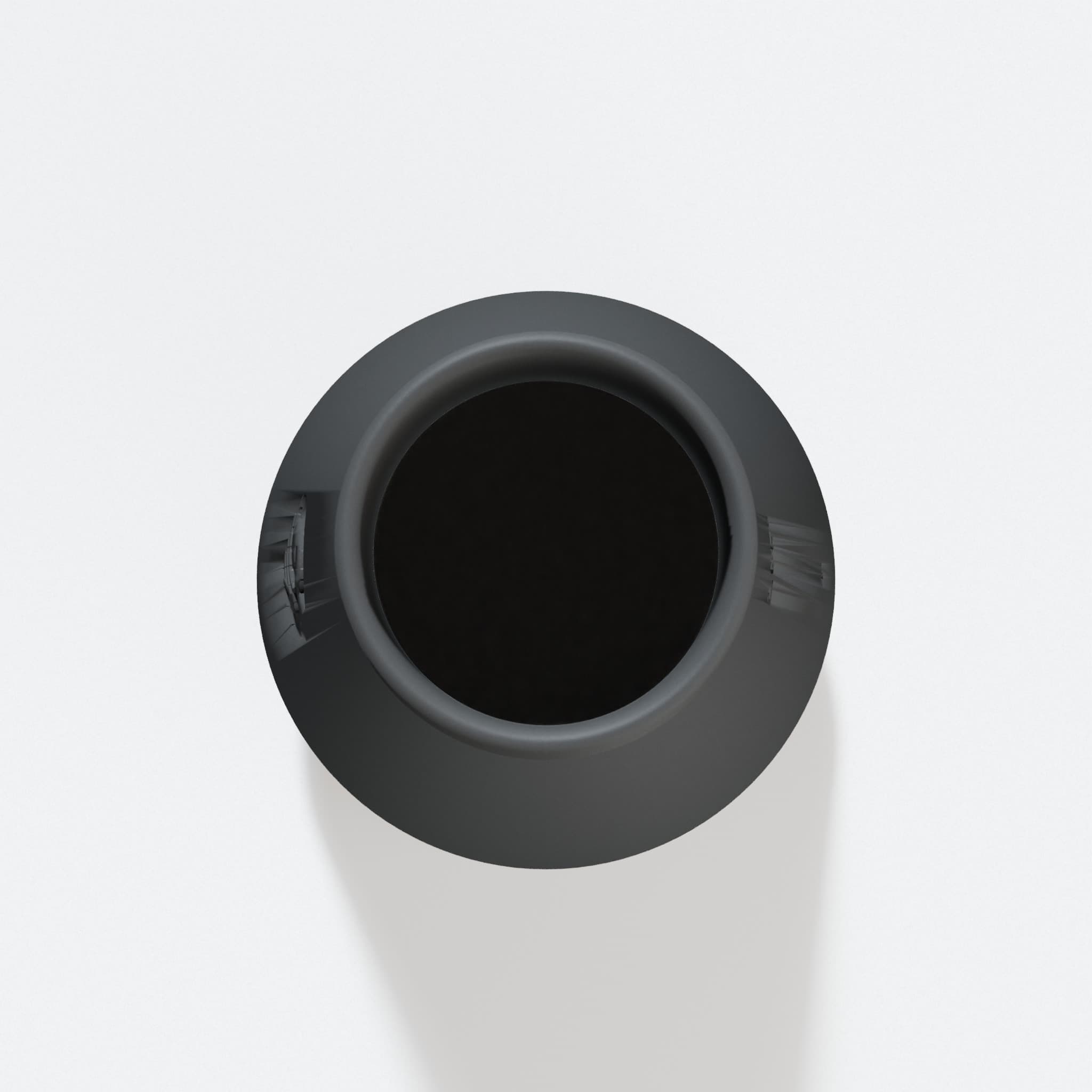 Top view into the 101.6 mm opening of the SM3055LW adapter