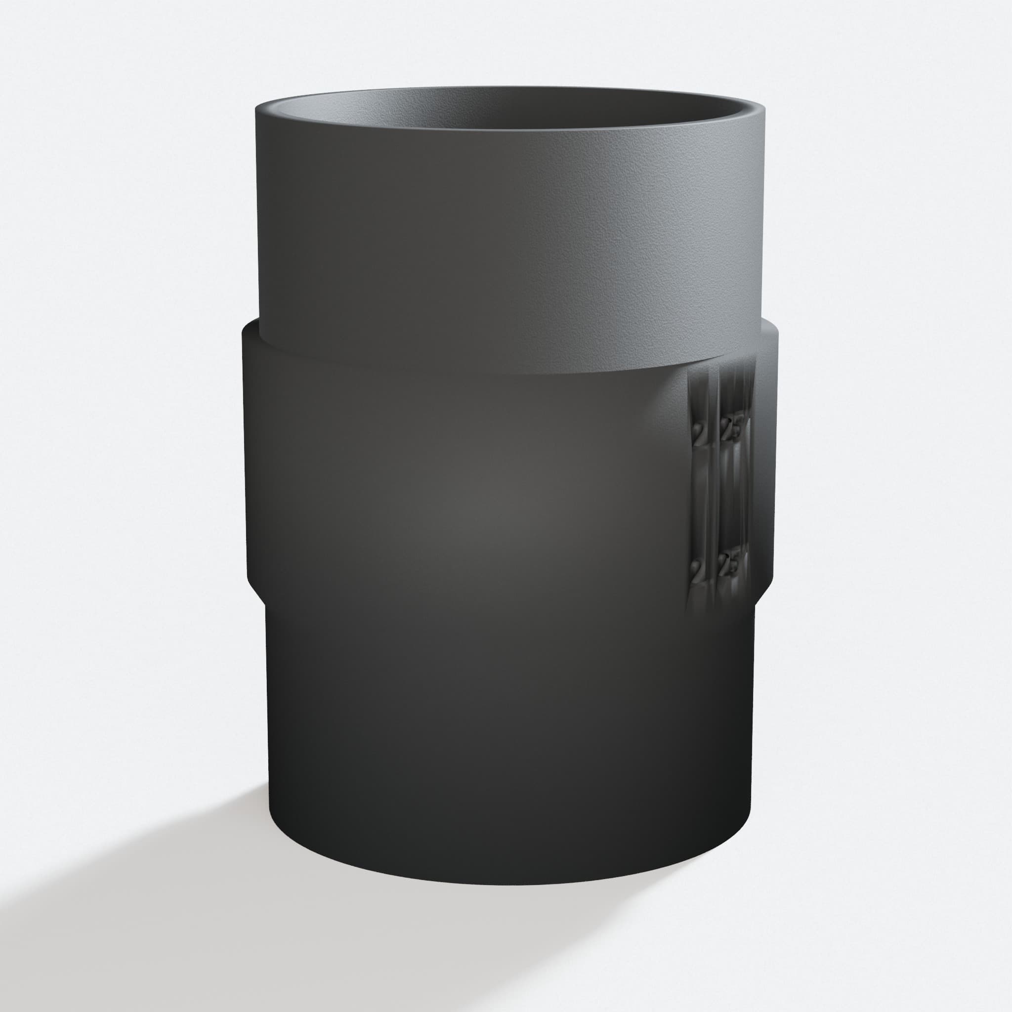Close view of the corner of the adapter for the CMXETAX