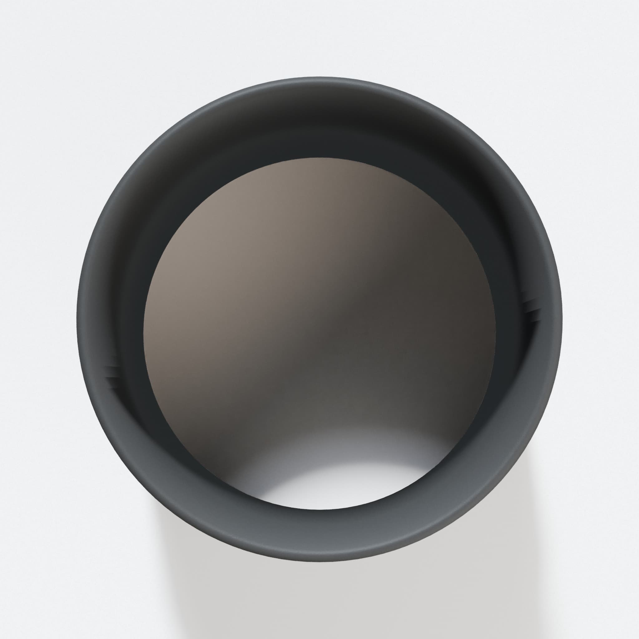 Top view into the 101.6 mm opening of the 50110CC-WHD adapter