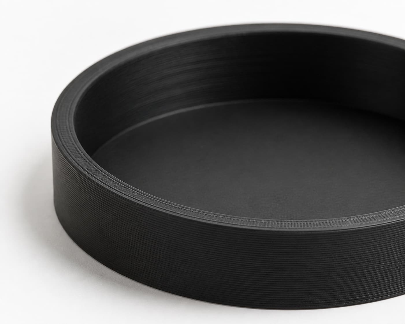 7 inch End Cap - 3D Printed Dust Collection Fitting, close view of the printed surface