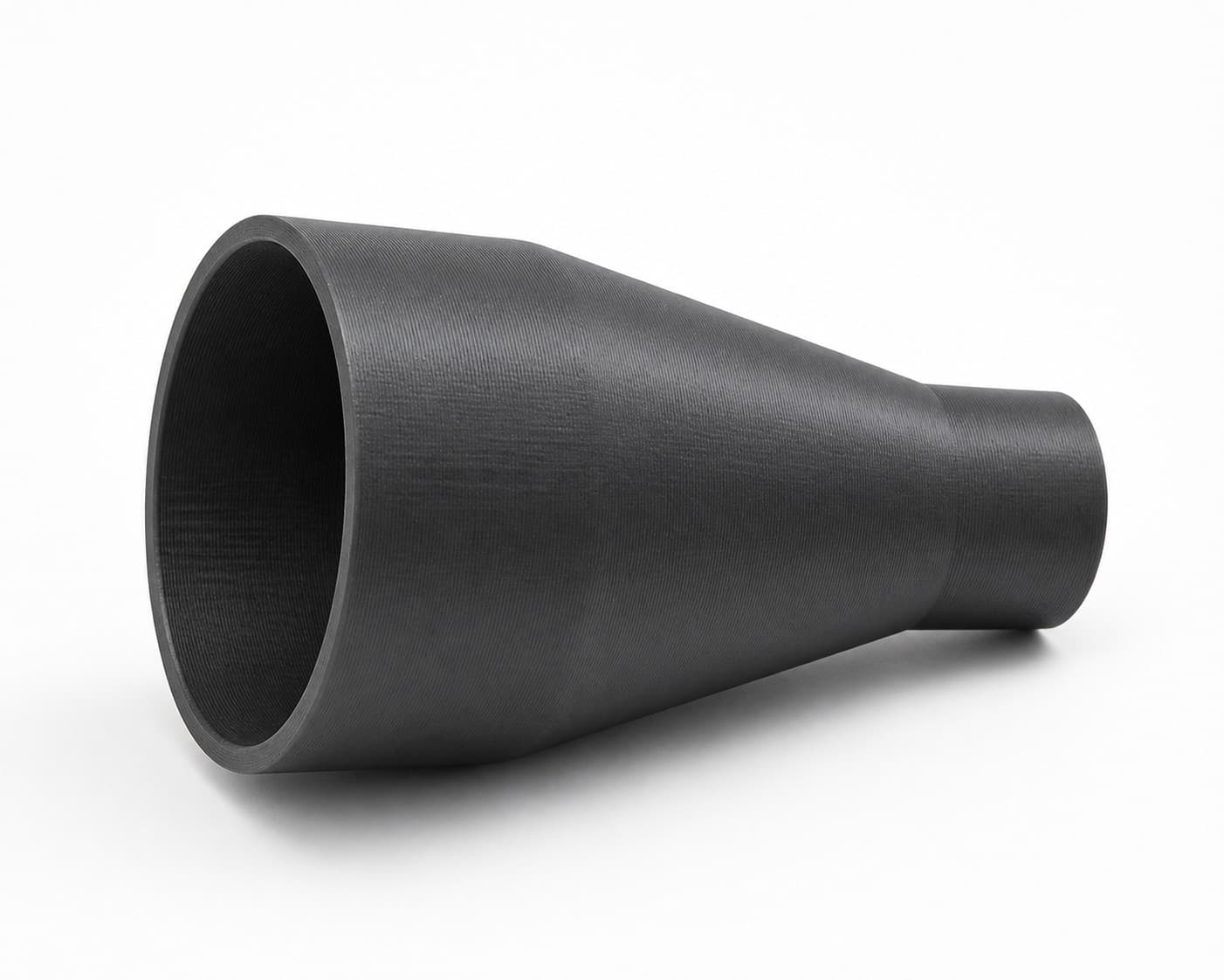 2-1/2 inch to 1 inch Tapered Transition - 3D Printed Dust Collection, product photo