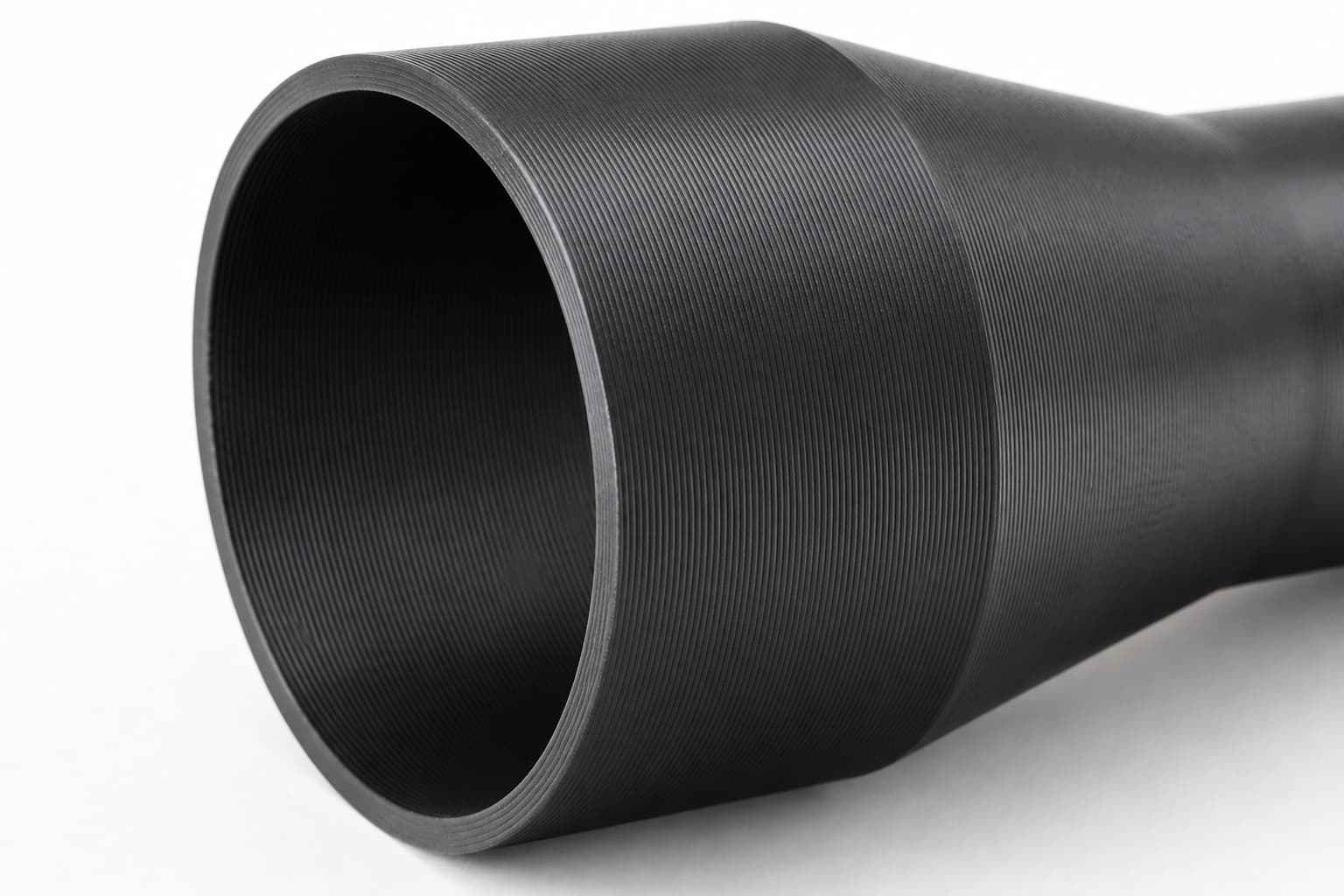 3 inch to 2-1/4 inch Tapered Transition - 3D Printed Dust Collection, close view of the printed surface