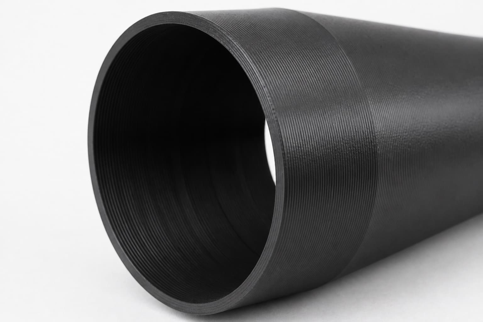 5 inch to 2-1/2 inch Tapered Transition - 3D Printed Dust Collection, close view of the printed surface