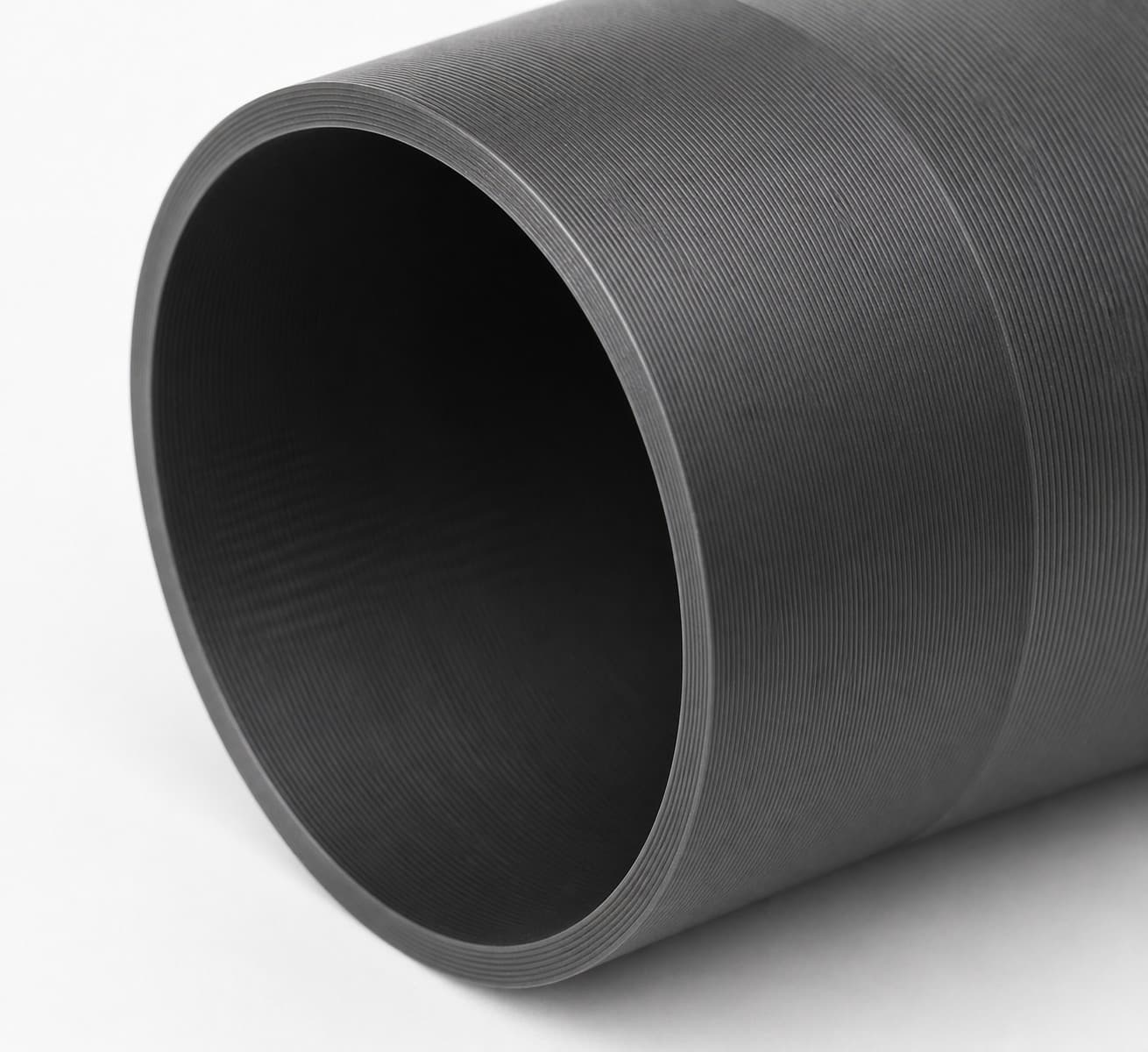 5 inch to 4 inch Tapered Transition - 3D Printed Dust Collection, close view of the printed surface
