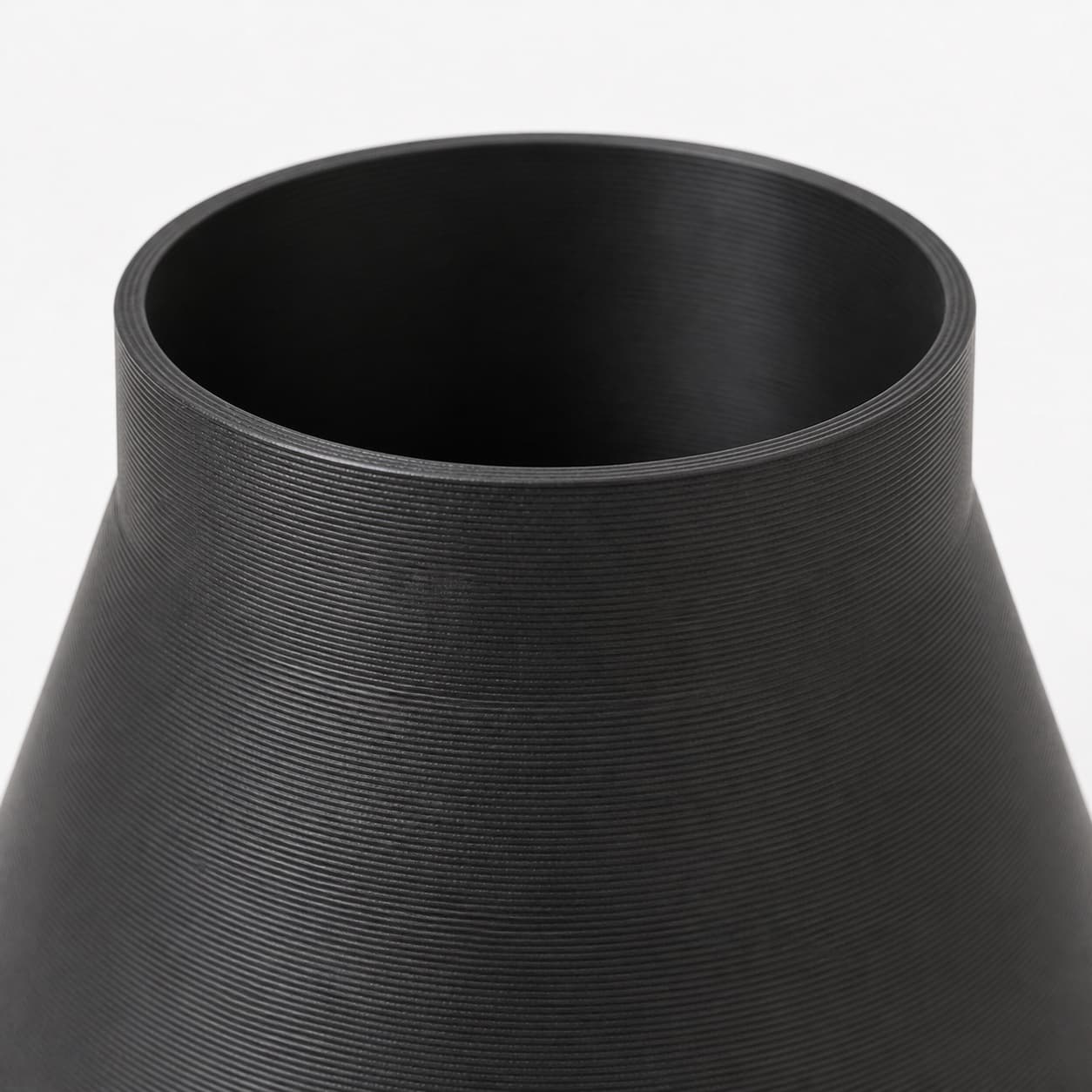 7 inch to 5 inch Tapered Transition - 3D Printed Dust Collection, close view of the printed surface