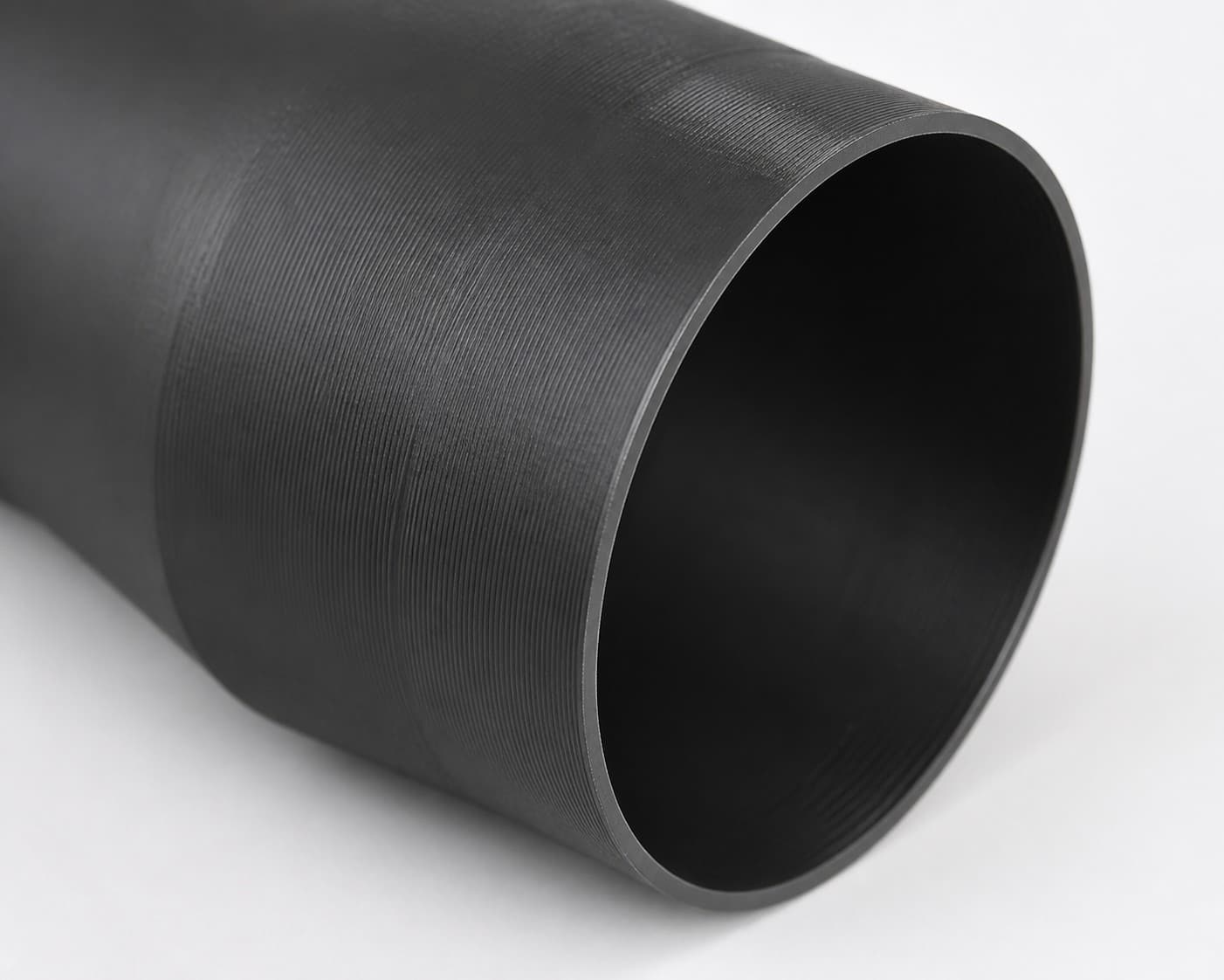 7 inch to 6 inch Tapered Transition - 3D Printed Dust Collection, close view of the printed surface