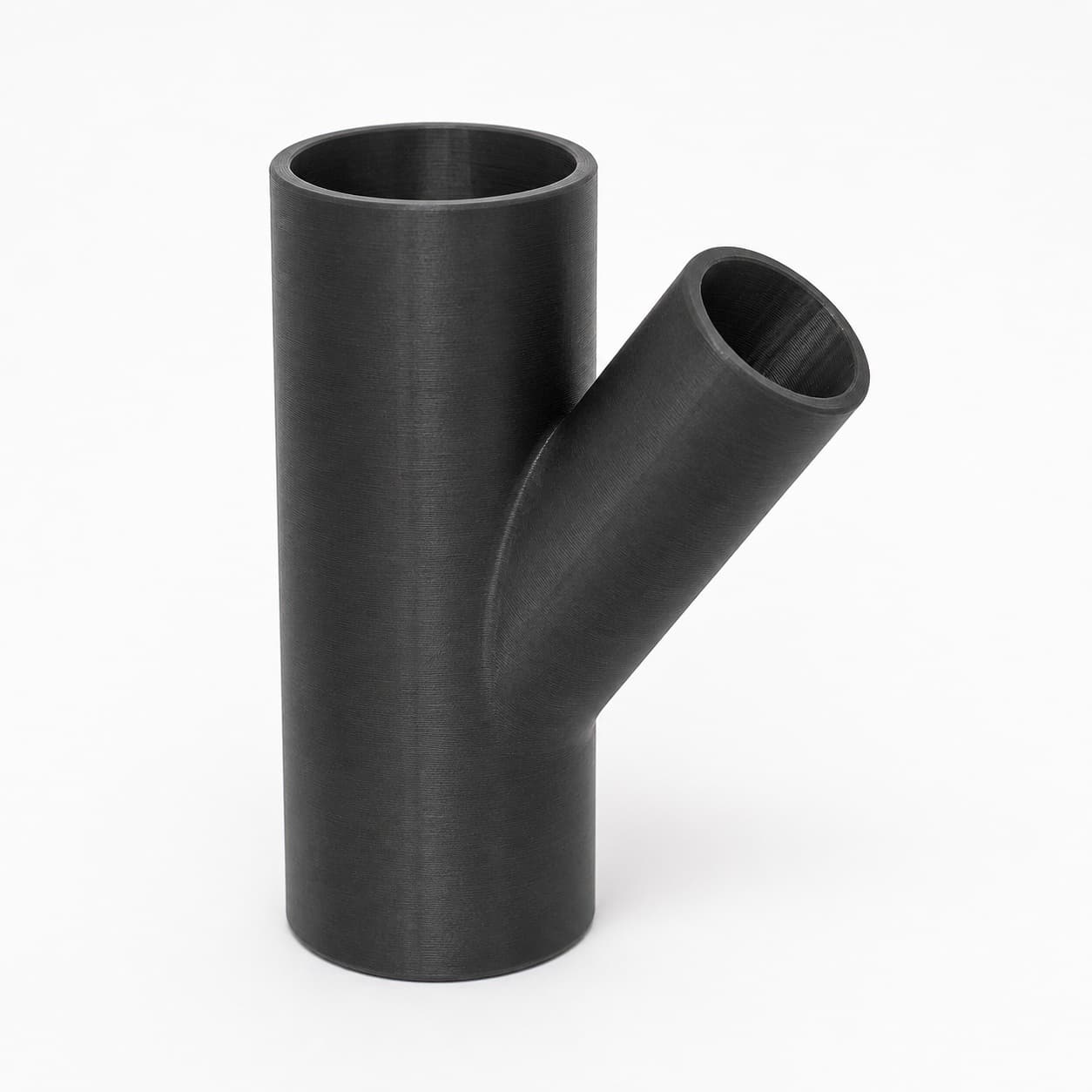 1-7/8 inch to 1 inch Wye Splitter - 3D Printed Dust Collection Fitting, product photo