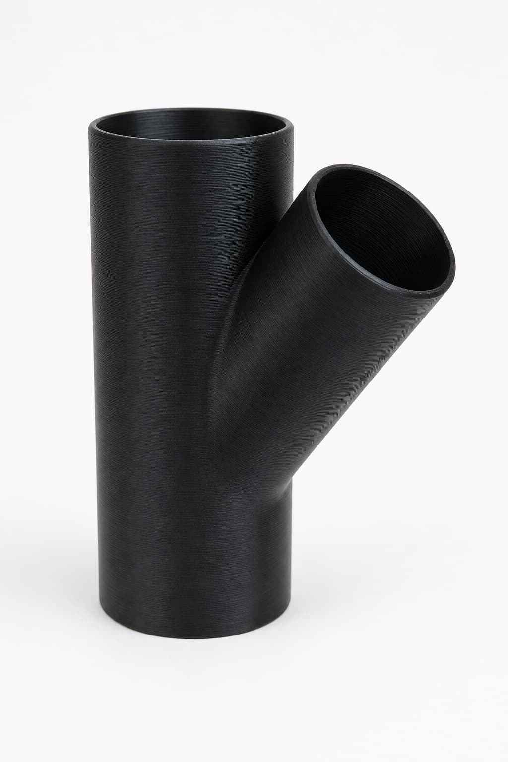 3 inch to 2-1/4 inch Wye Splitter - 3D Printed Dust Collection Fitting, product photo