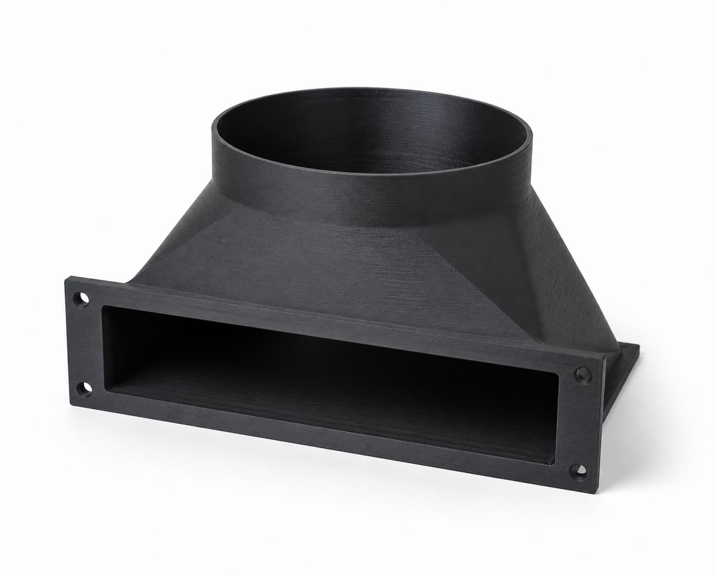 Baseboard Floor Sweep with 6 inch Duct Connection, product photo