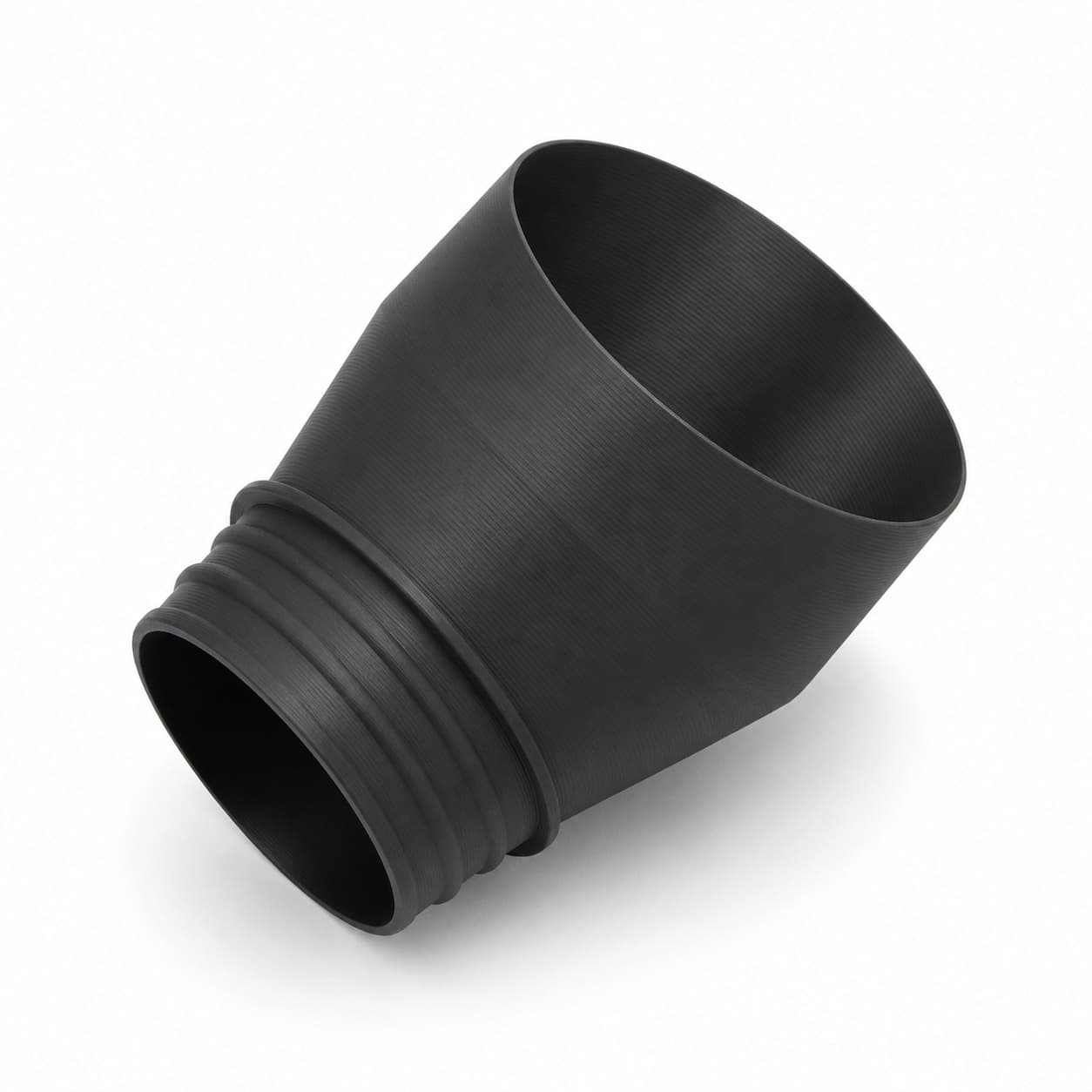 4 inch Corrugated Hose to 5 inch Smooth Duct Adapter, product photo