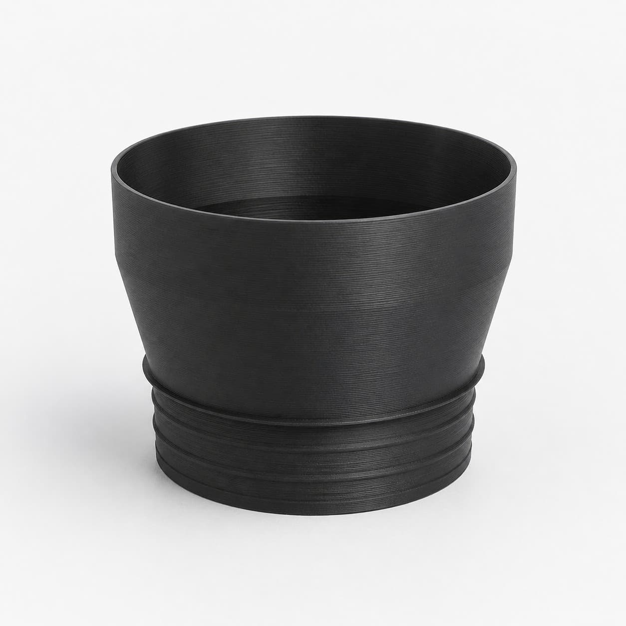 5 inch Corrugated Hose to 6 inch Smooth Duct Adapter, product photo