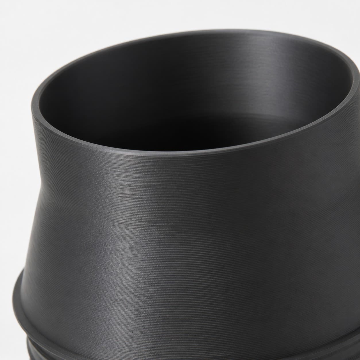 6 inch Corrugated Hose to 5 inch Smooth Duct Adapter, close view of the printed surface