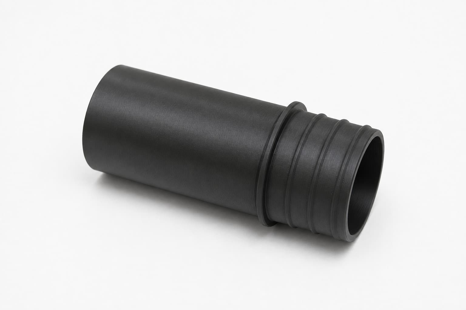1-1/2 inch Wire Reinforced Hose to 1-1/2 inch Smooth Duct Adapter, product photo