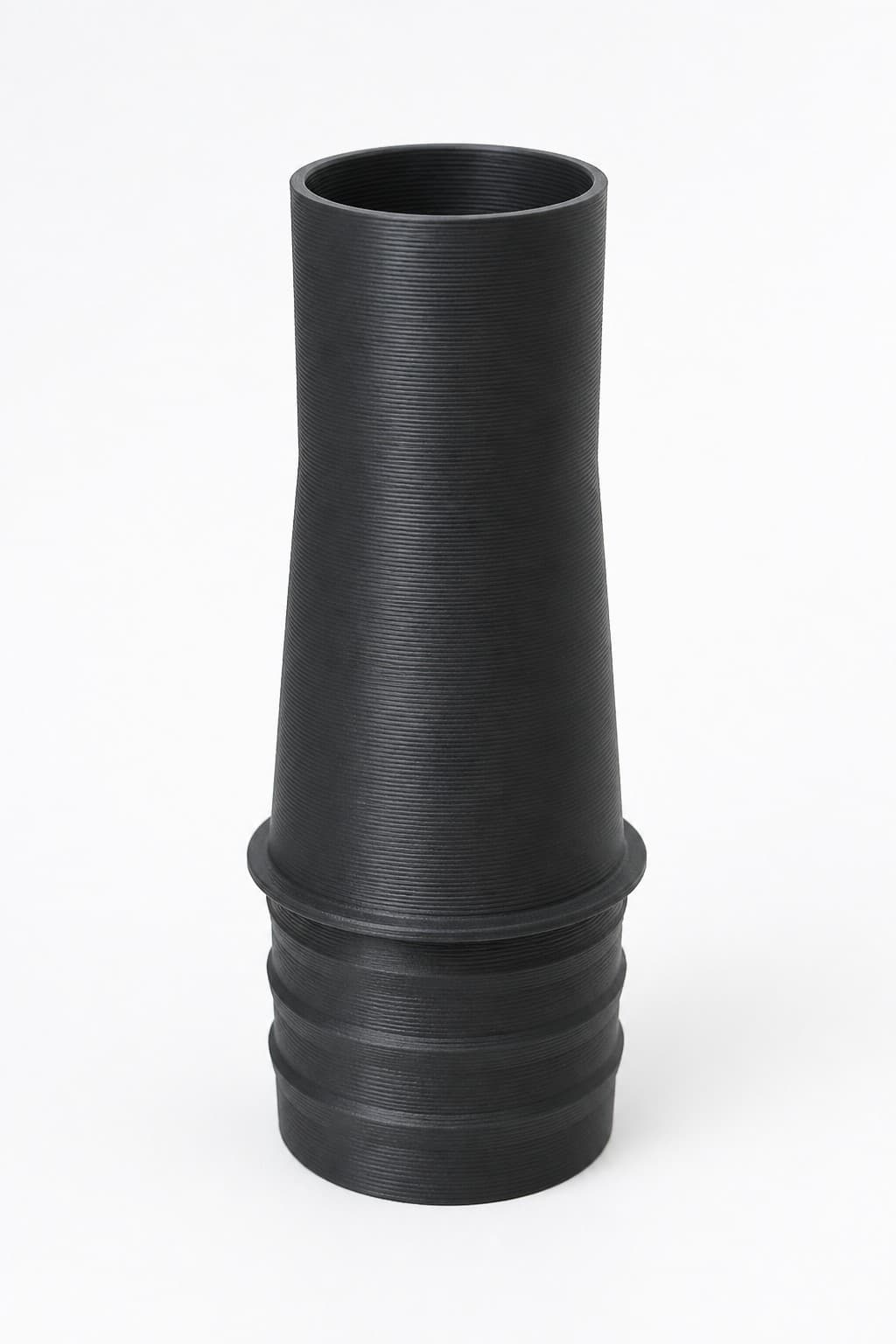 1-1/2 inch Wire Reinforced Hose to 1-1/4 inch Smooth Duct Adapter, product photo
