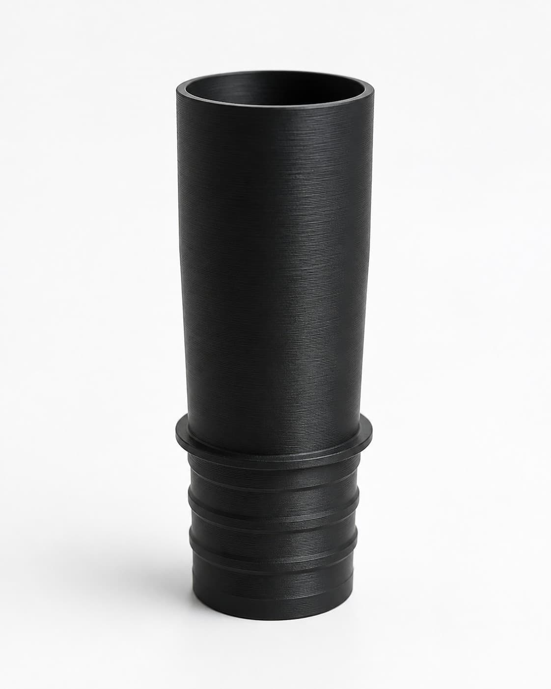 1-1/4 inch Wire Reinforced Hose to 1-1/2 inch Smooth Duct Adapter, product photo