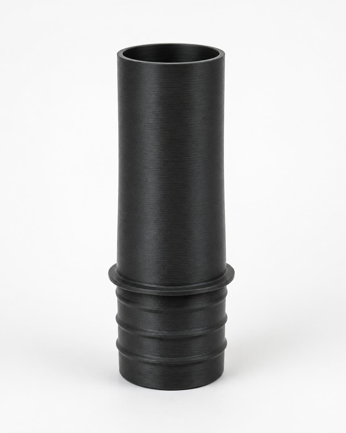 1-1/4 inch Wire Reinforced Hose to 1-1/4 inch Smooth Duct Adapter, product photo