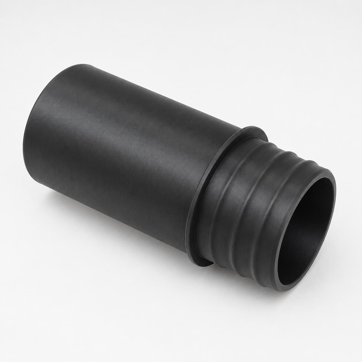 1-7/8 inch Wire Reinforced Hose to 1-7/8 inch Smooth Duct Adapter, product photo