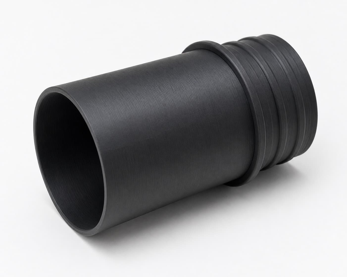 2-1/4 inch Wire Reinforced Hose to 2 inch Smooth Duct Adapter, product photo