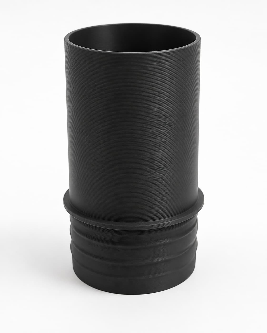 2-1/4 inch Wire Reinforced Hose to 2-1/4 inch Smooth Duct Adapter, product photo