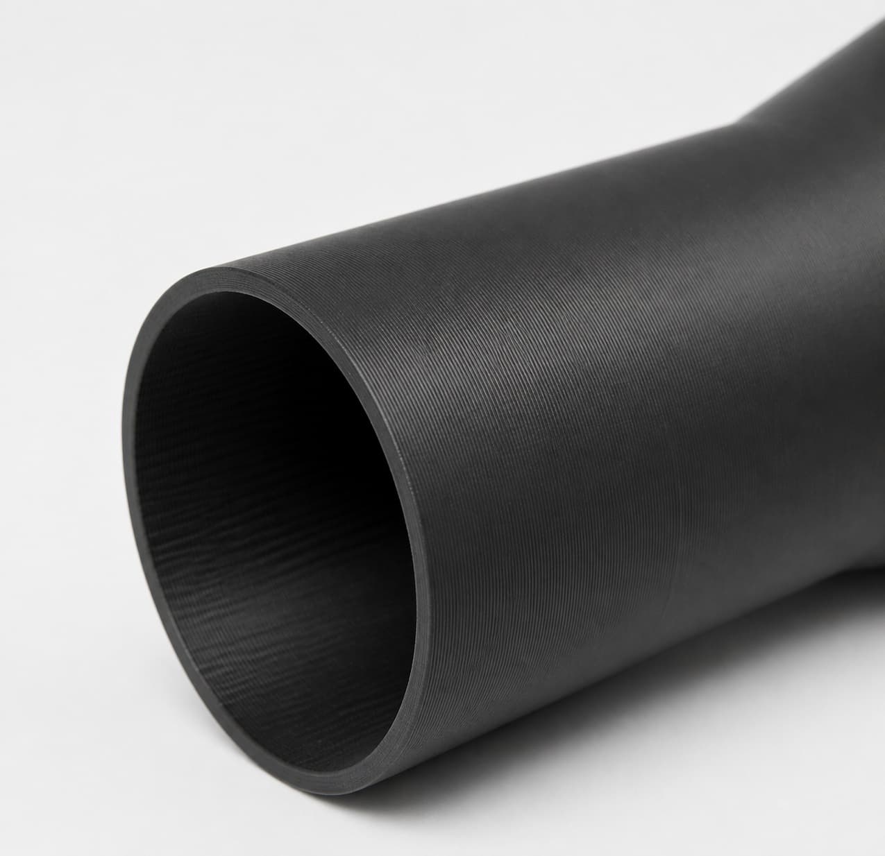 1-1/4 inch to 1 inch Dust Collection Reducer, close view of the printed surface