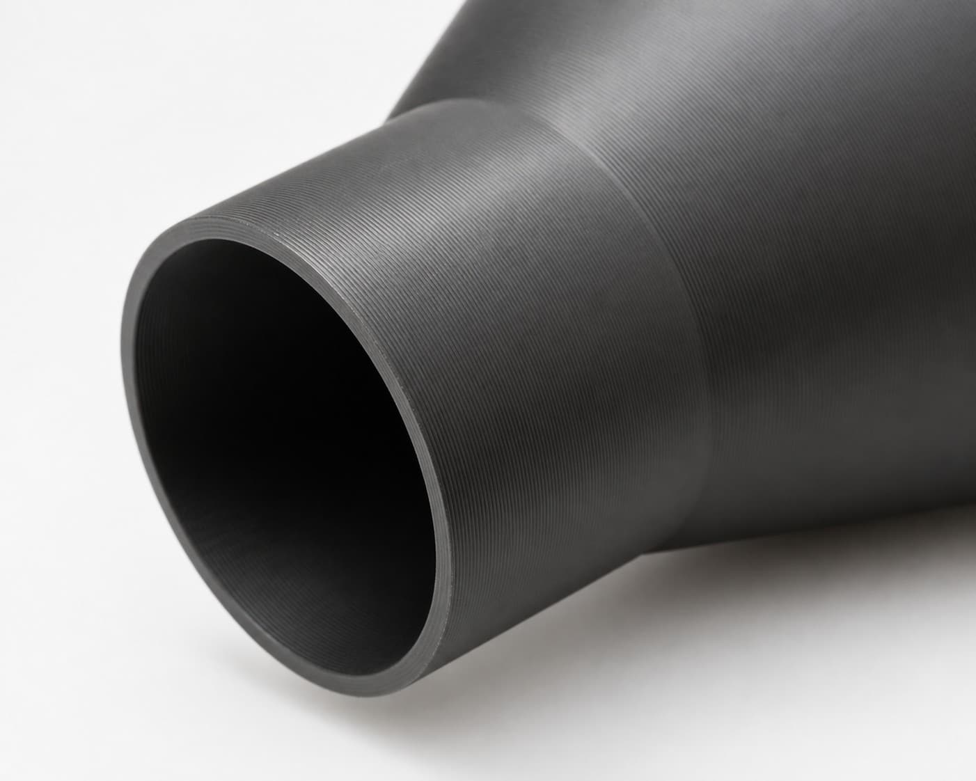 2-1/4 inch to 1 inch Dust Collection Reducer, close view of the printed surface