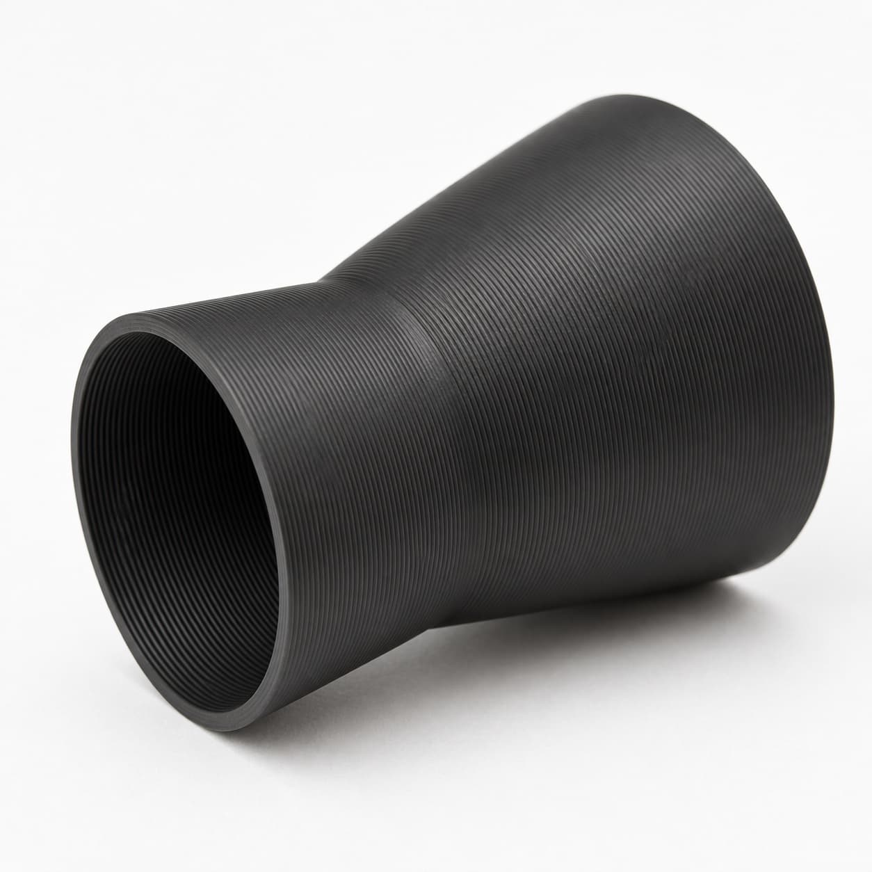 3-1/2 inch to 1-1/4 inch Dust Collection Reducer, close view of the printed surface