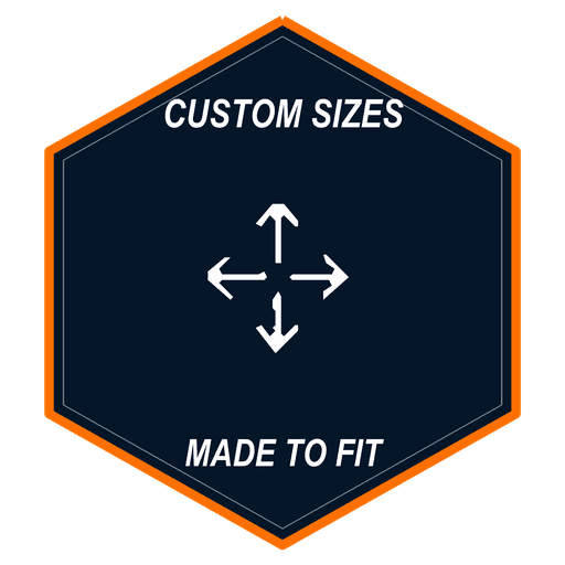 Six sided GulpDust seal reading Custom sizes, made to fit