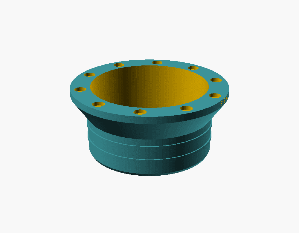 GulpDust 4-inch magnetic dust port, a wide hose spigot with a ring of magnet pockets on the face