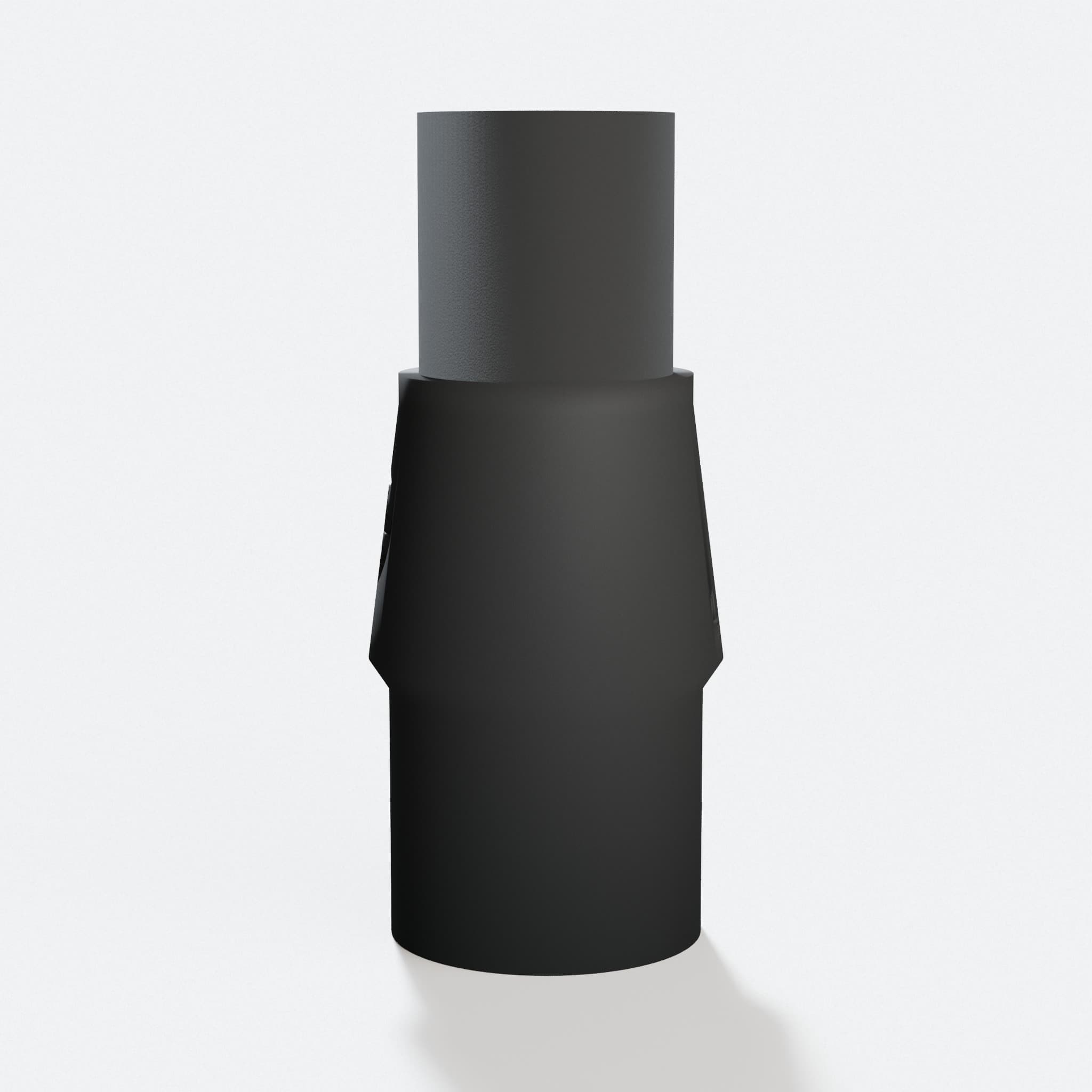 GulpDust PETG dust adapter that fits the Craftsman CMCS550B and connects to a 1 in. Duct
