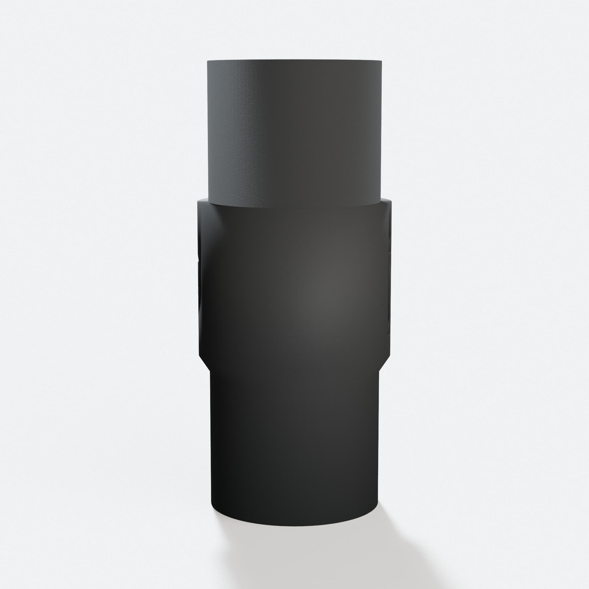 GulpDust PETG dust adapter that fits the Craftsman CMCS550B and connects to a 1-1/4 in. Duct