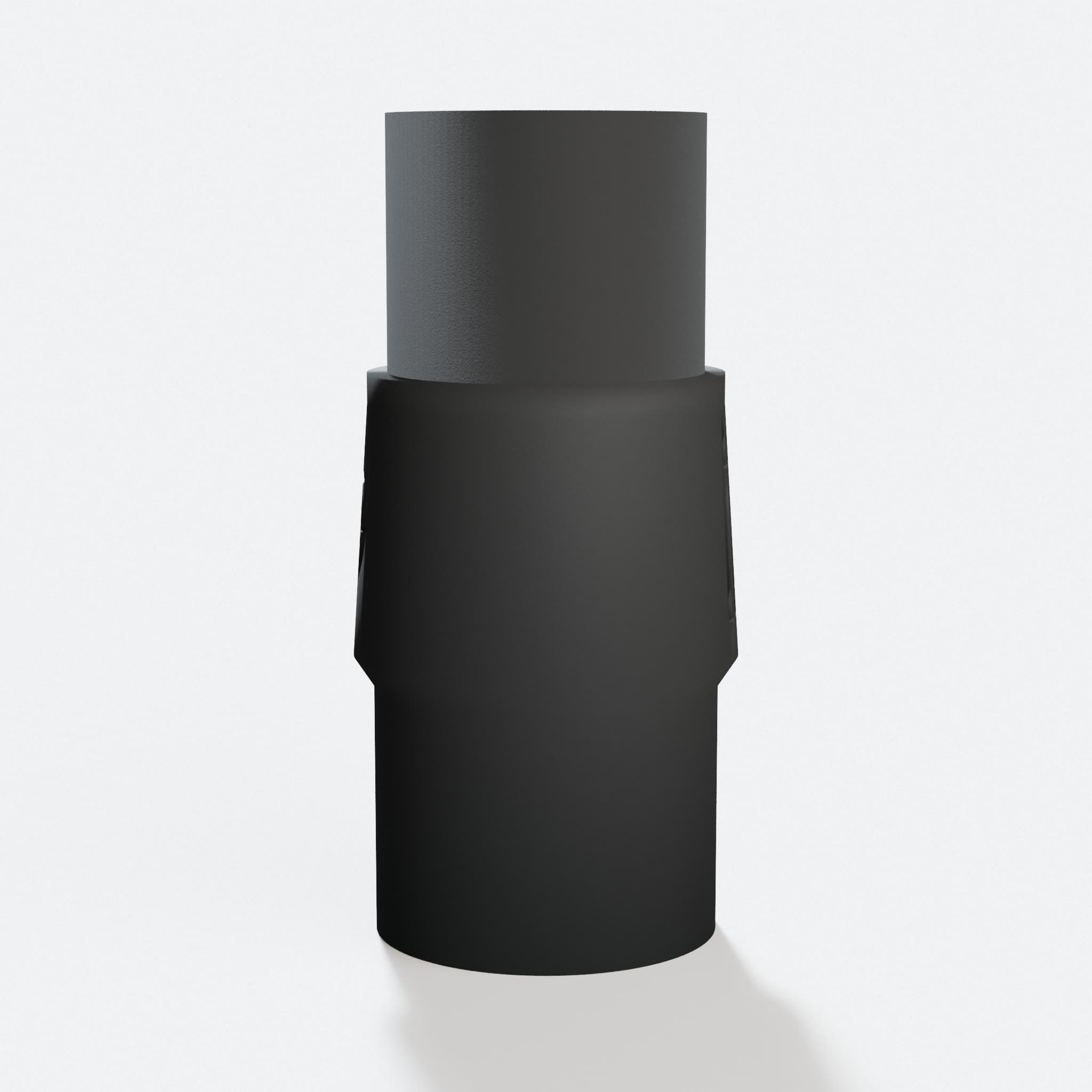 GulpDust PETG dust adapter that fits the Porter-Cable 352VS and connects to a 1-1/4 in. Duct