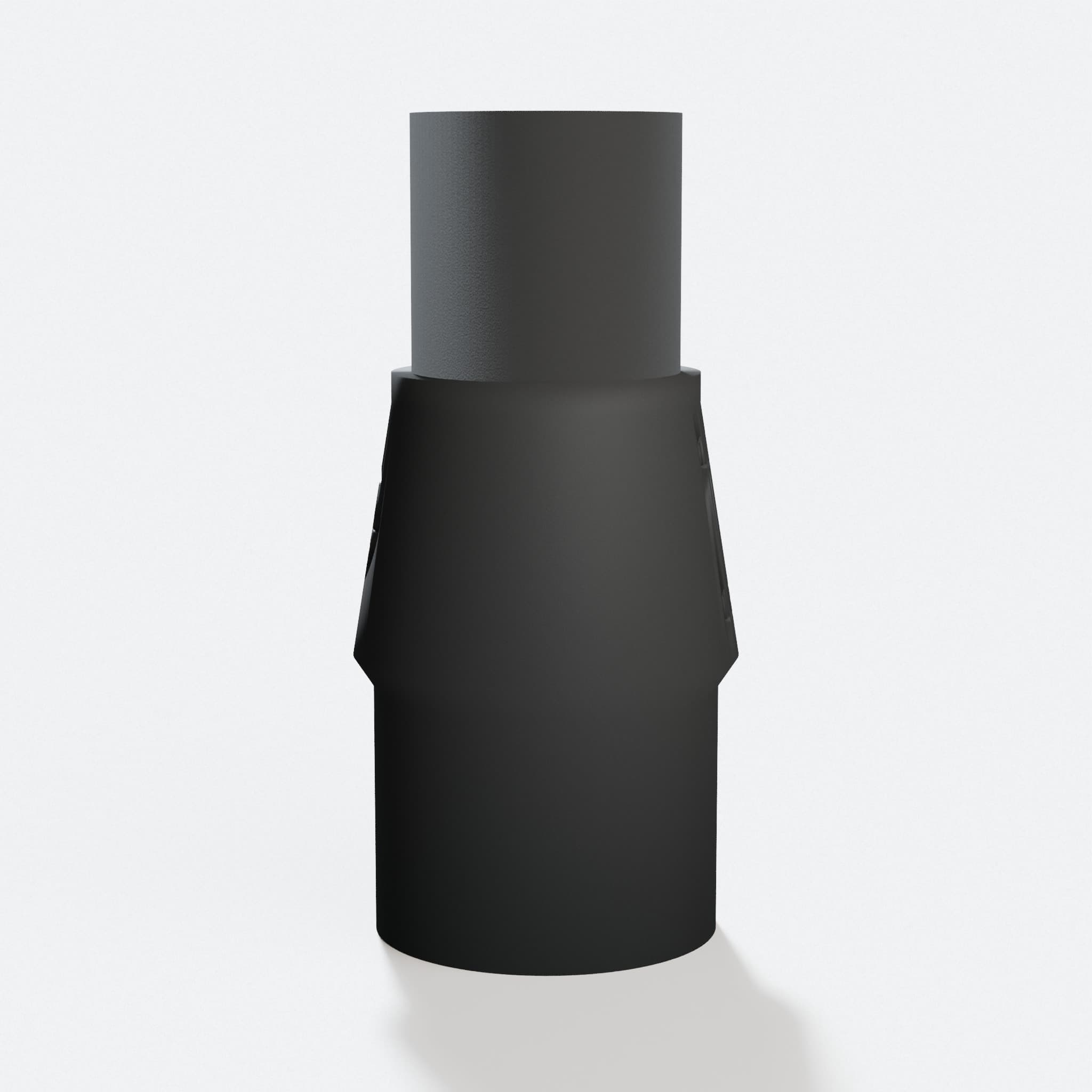 GulpDust PETG dust adapter that fits the Bosch GET75 and connects to a 27mm Festool
