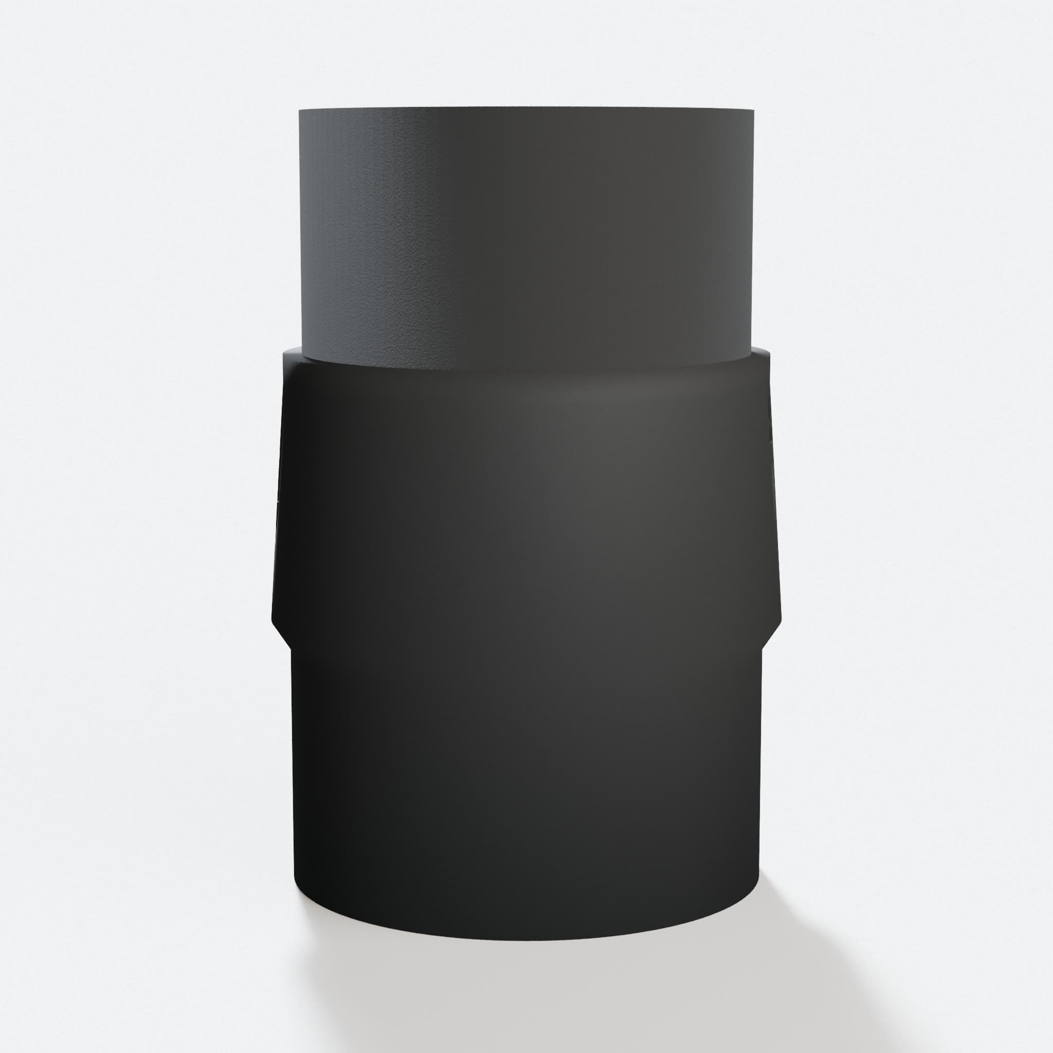 GulpDust PETG dust adapter that fits the Bauer 58862 and connects to a 1-7/8 in. Duct