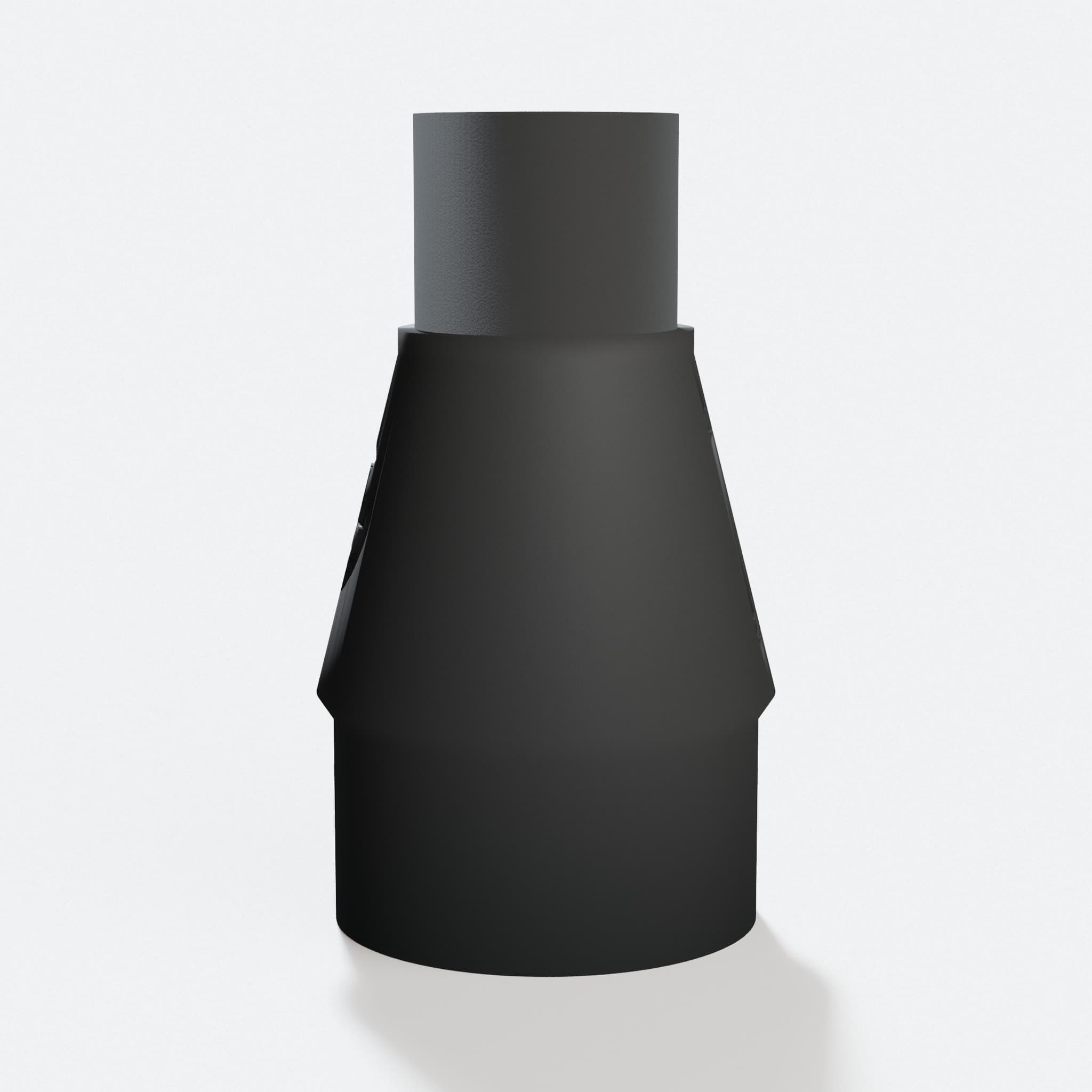 GulpDust PETG dust adapter that fits the Kobalt SM3055LW and connects to a 1-1/4 in. Duct